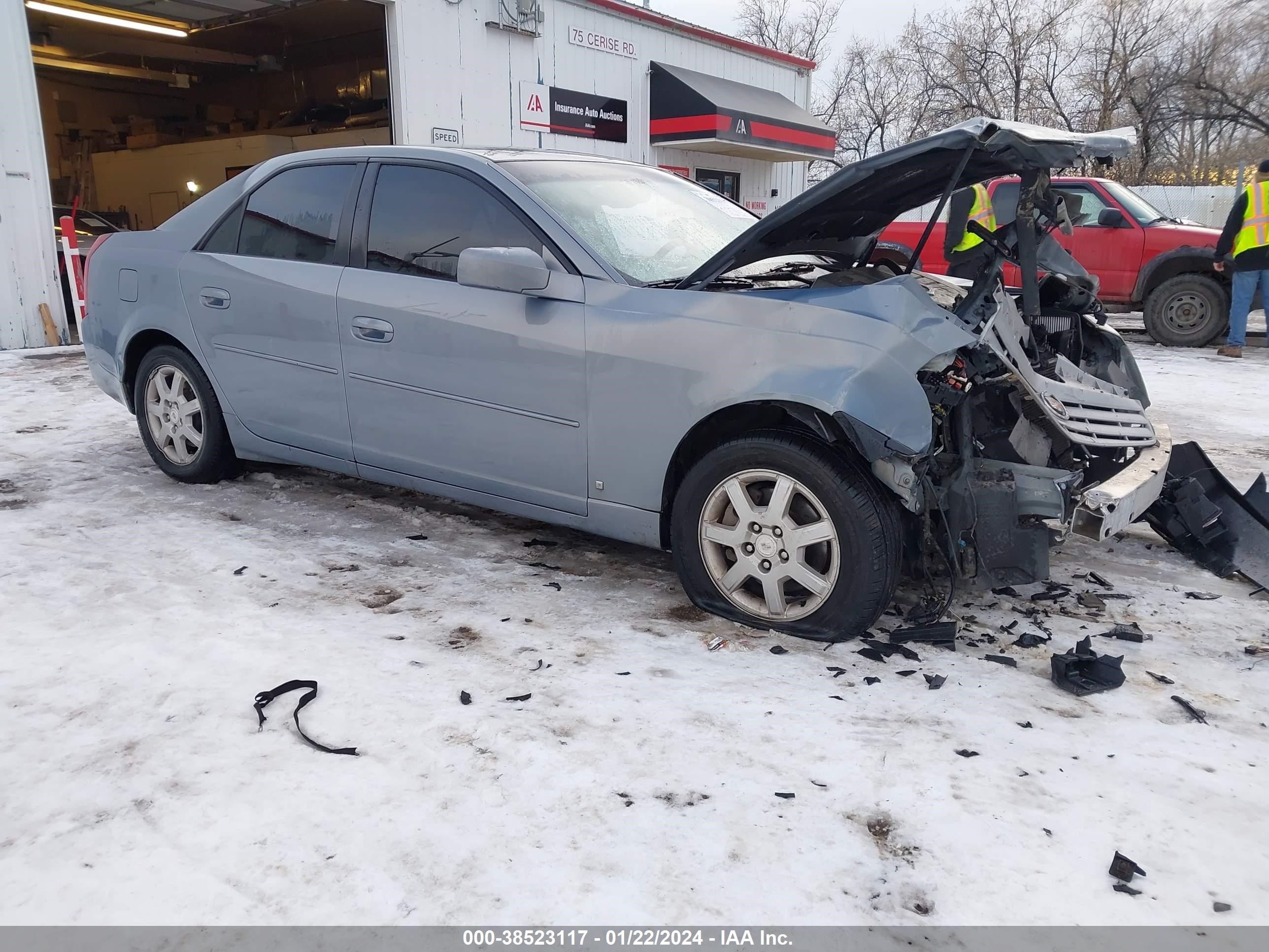 cadillac cts 2007 1g6dp577x70172188