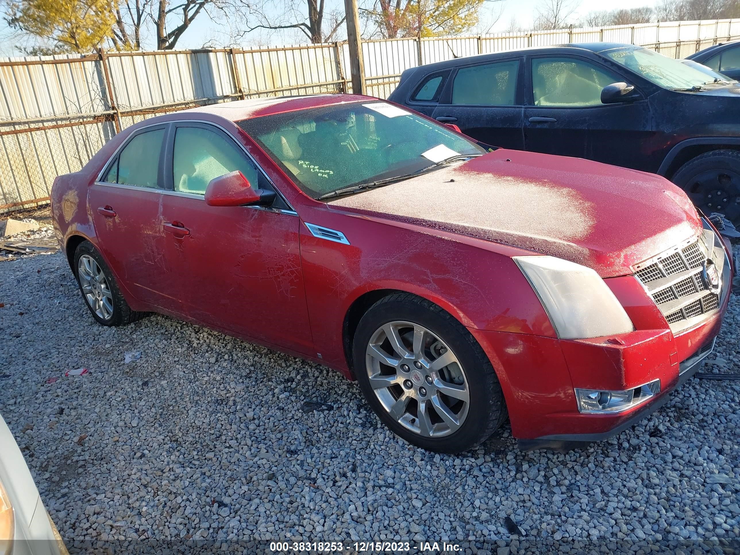 cadillac cts 2008 1g6dp57v080116079