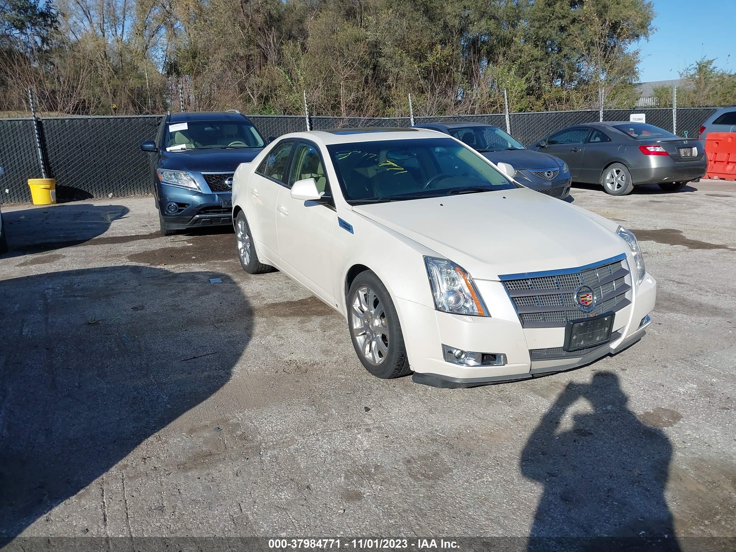 cadillac cts 2008 1g6dp57vx80116462