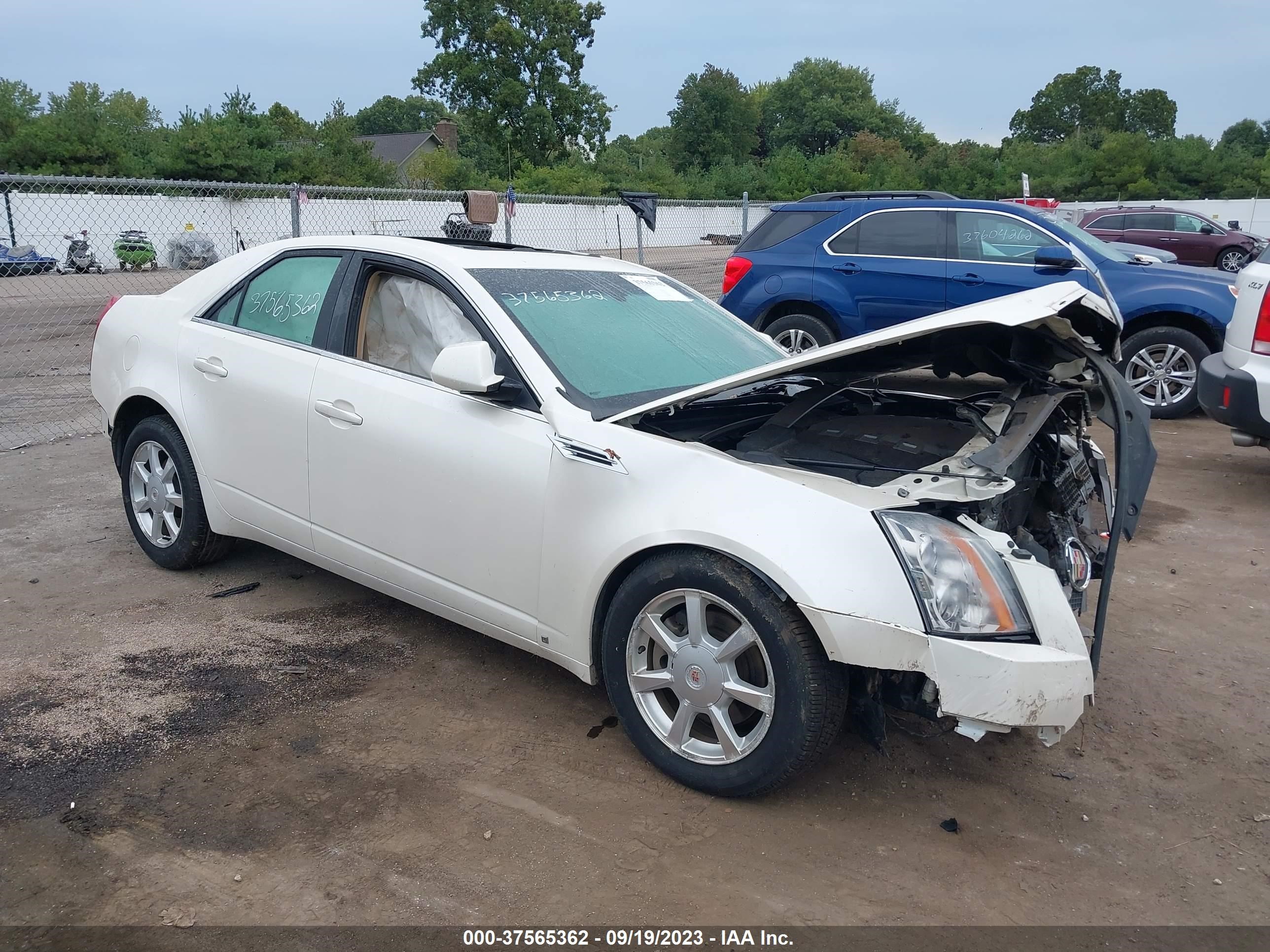 cadillac cts 2008 1g6dr57v380211794