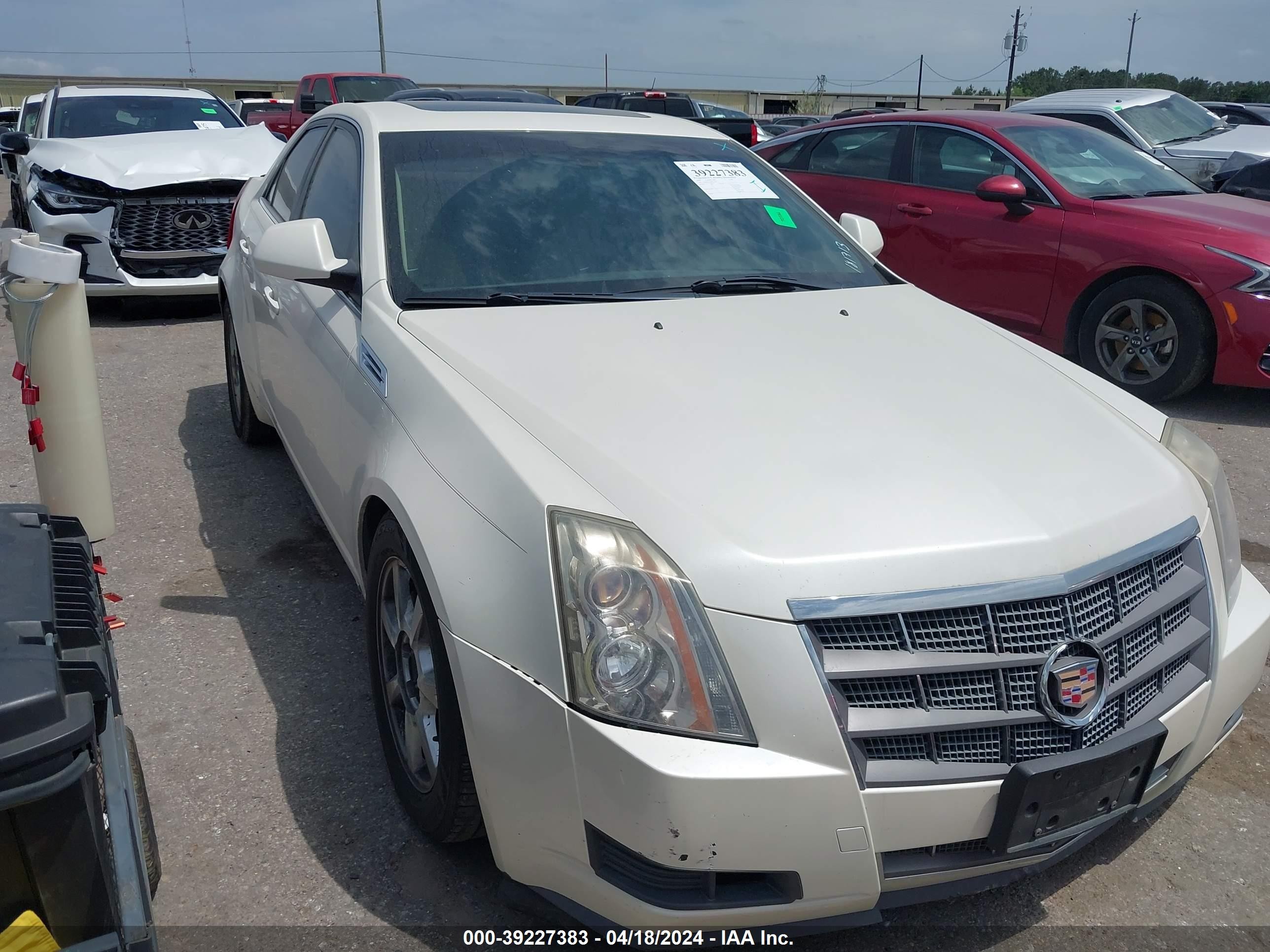 cadillac cts 2008 1g6dr57v880215839