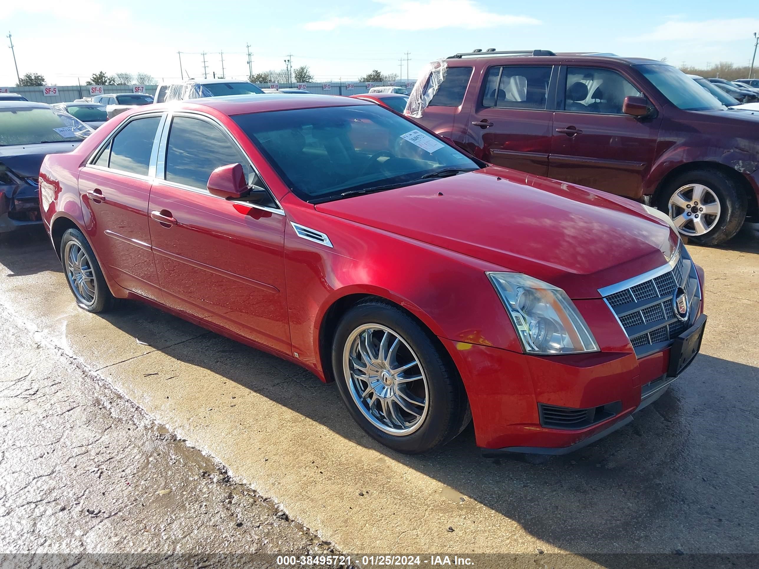 cadillac cts 2008 1g6dr57vx80150573