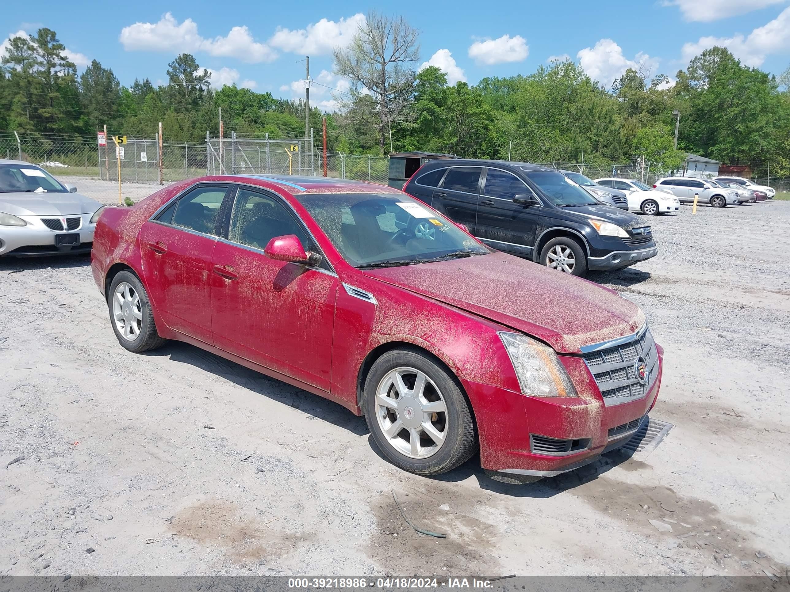 cadillac cts 2008 1g6dr57vx80175635