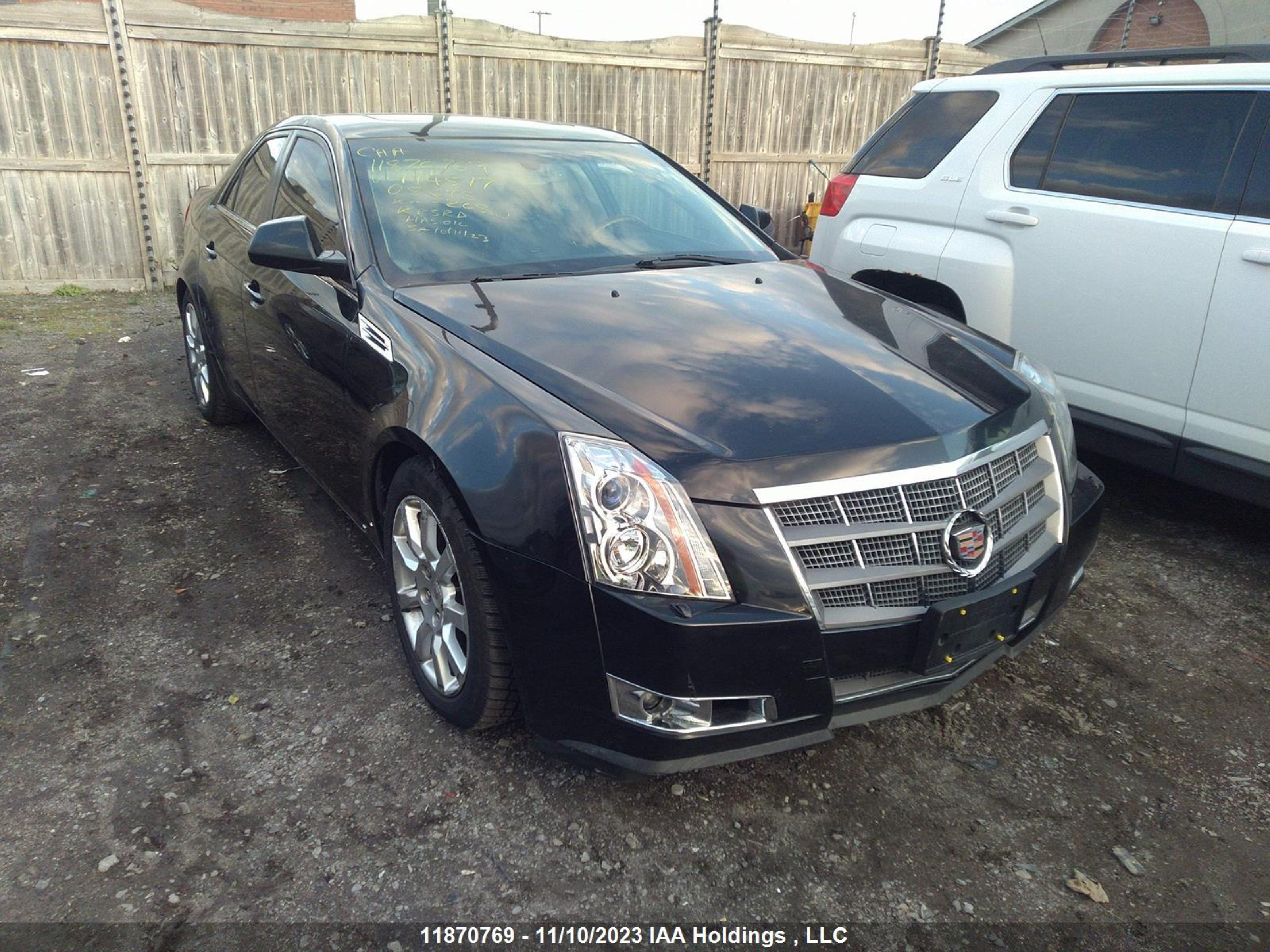 cadillac cts 2008 1g6ds57v480174517