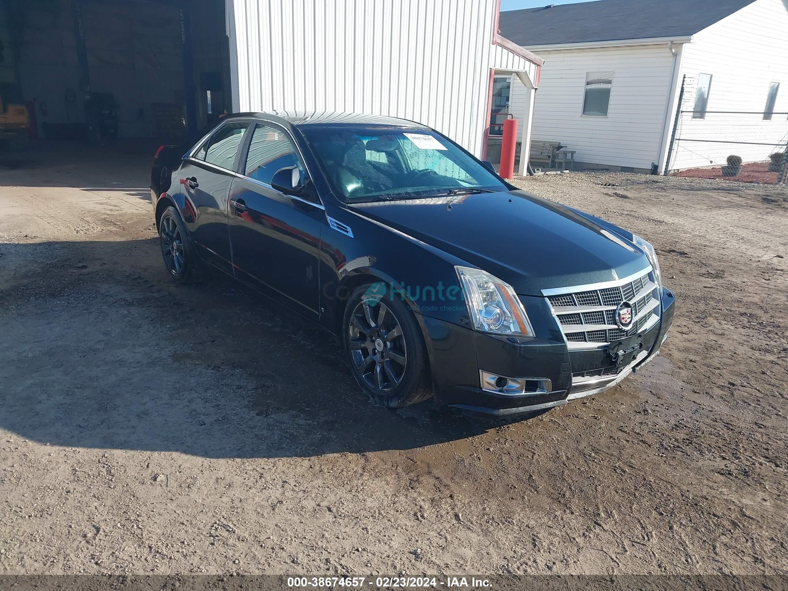 cadillac cts 2009 1g6ds57v890146589