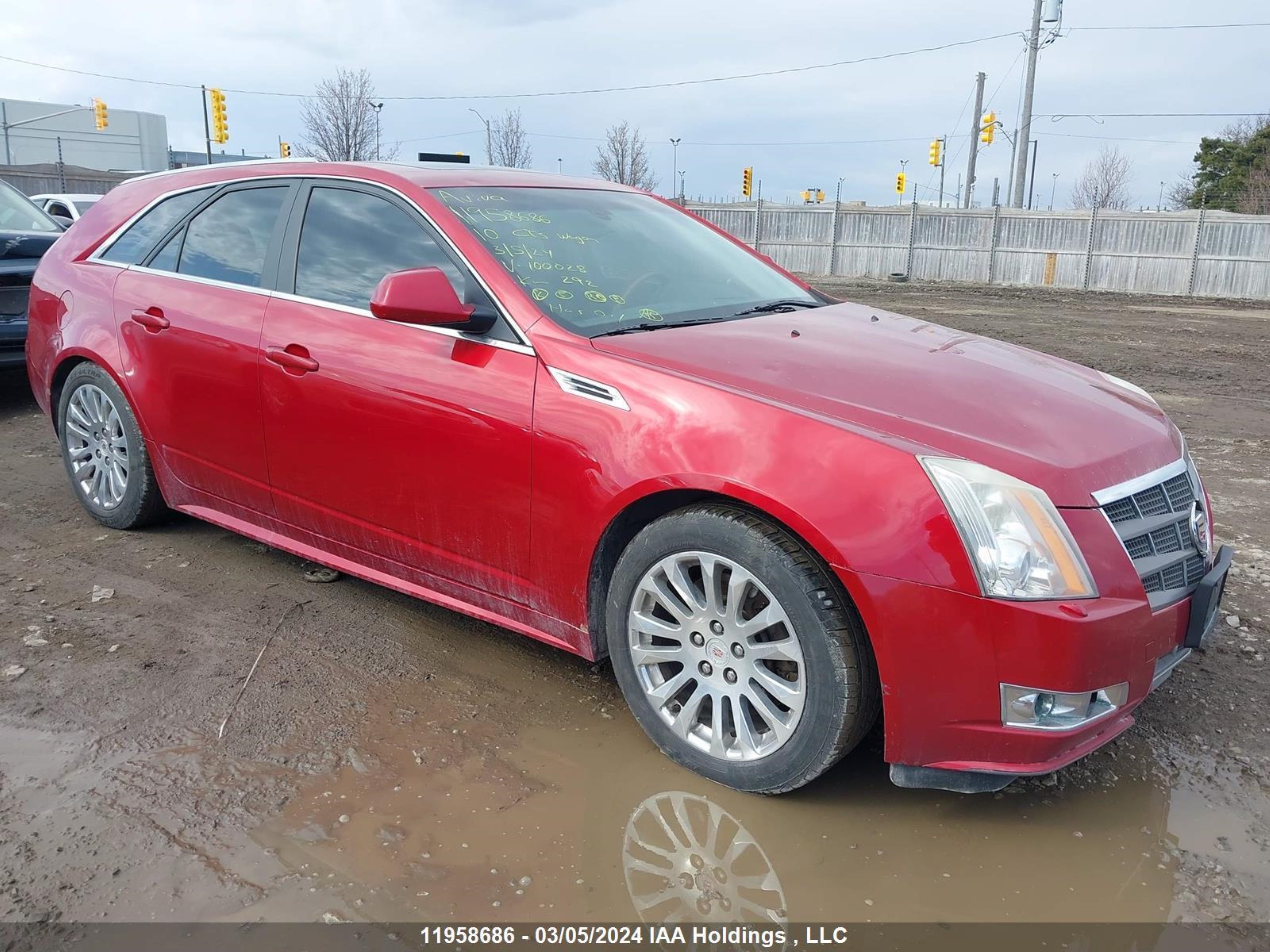 cadillac cts 2010 1g6ds8ev1a0100028