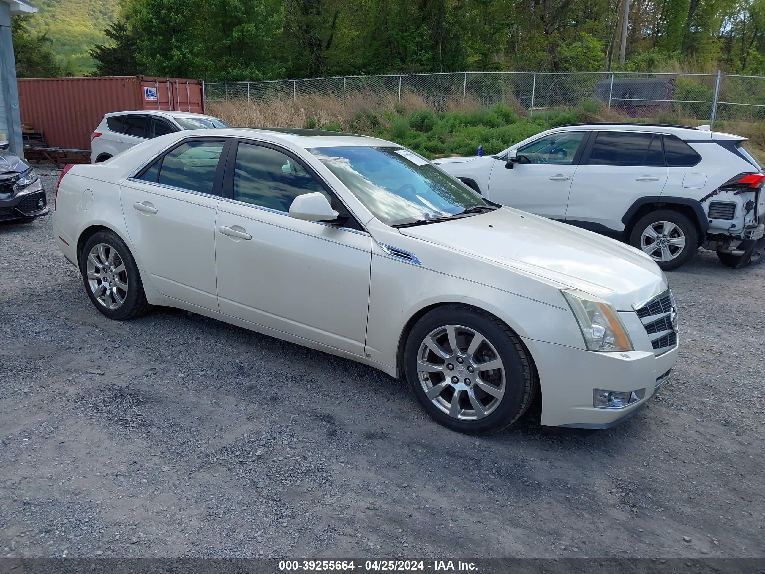 cadillac cts 2008 1g6dt57v380143711