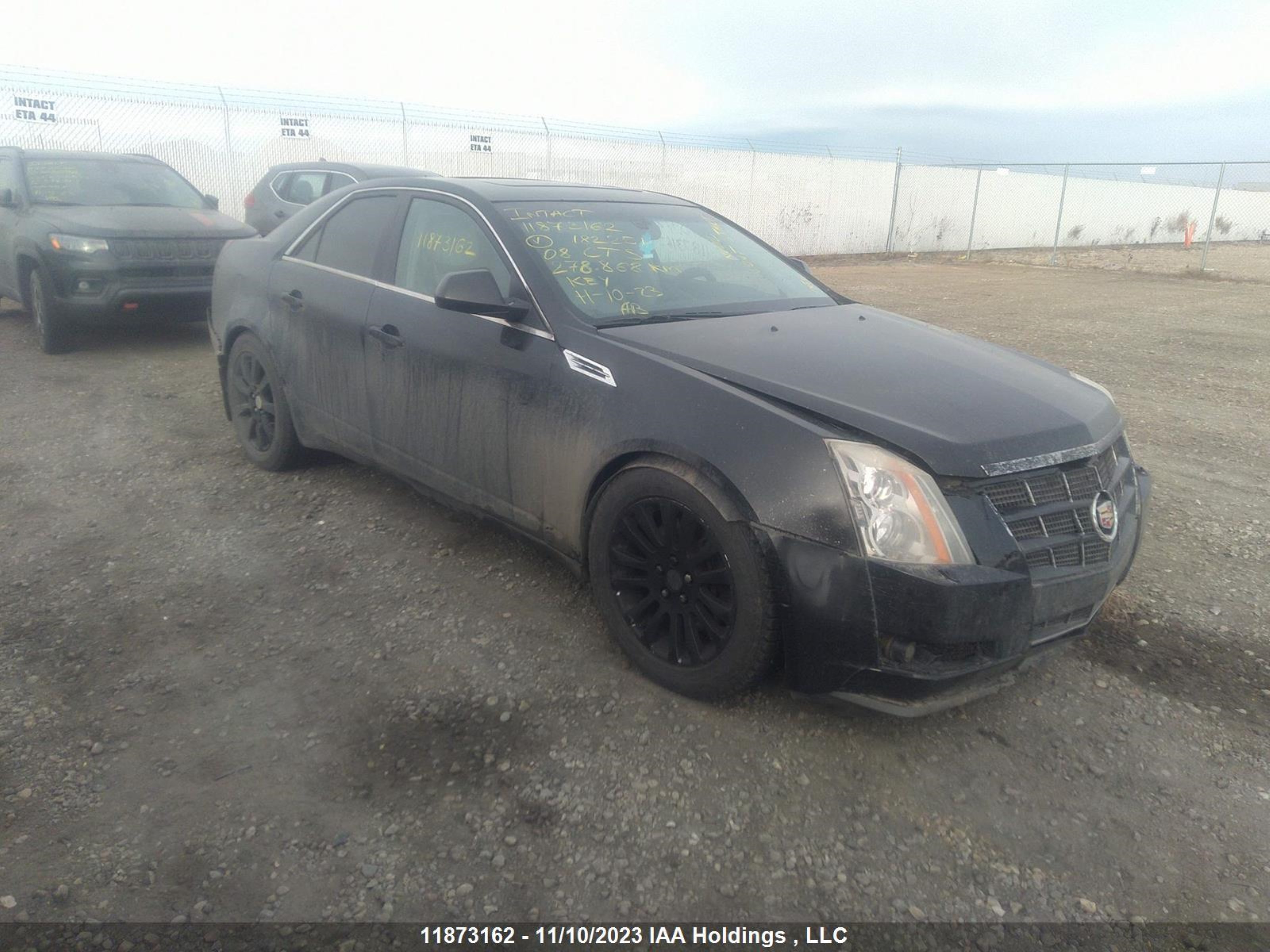 cadillac cts 2008 1g6dt57v380182251