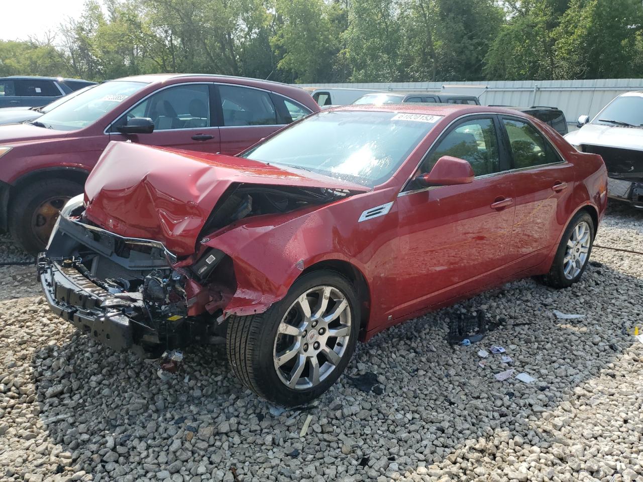 cadillac cts 2008 1g6dt57v480213748