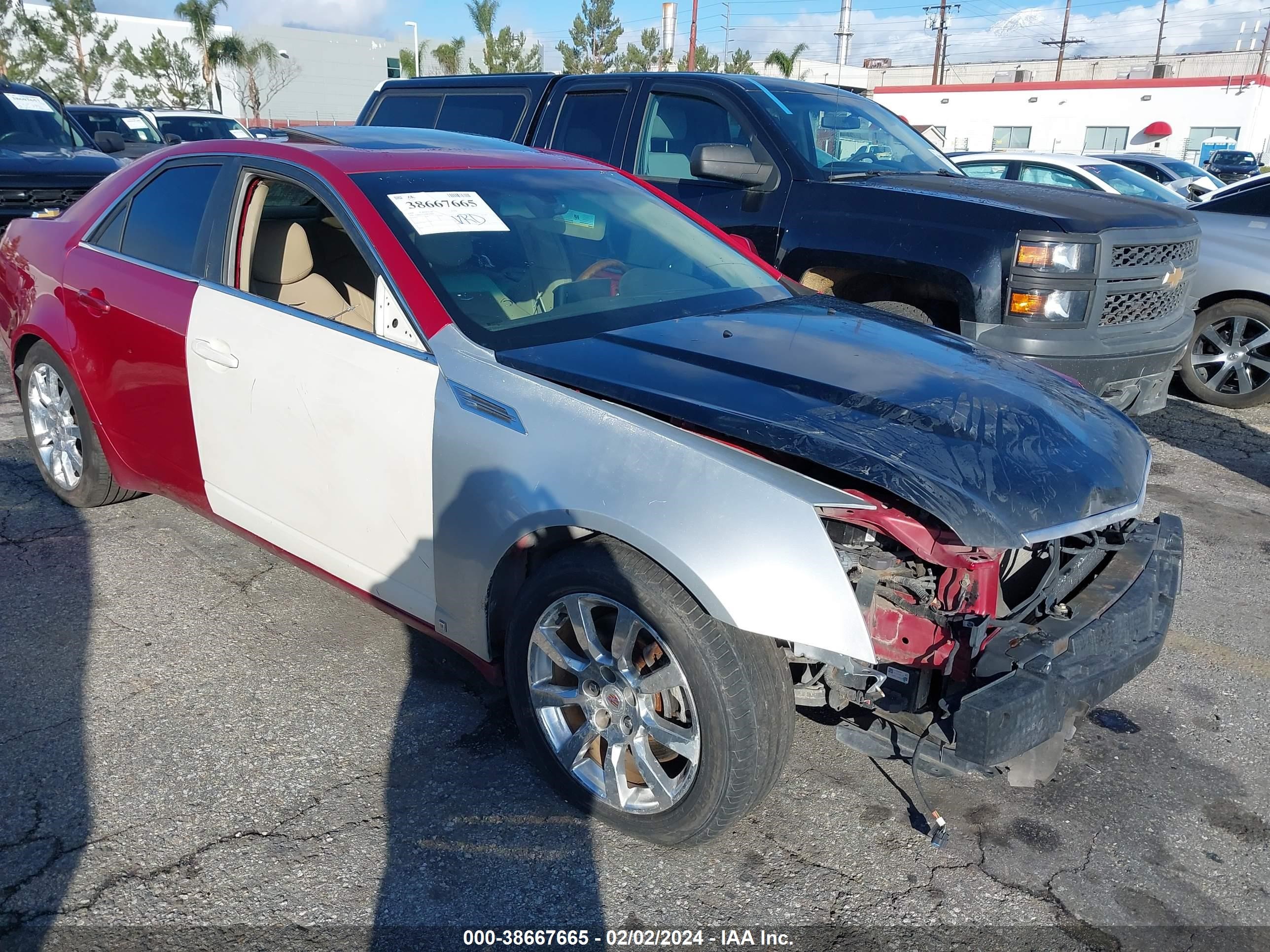 cadillac cts 2008 1g6dt57v480215693