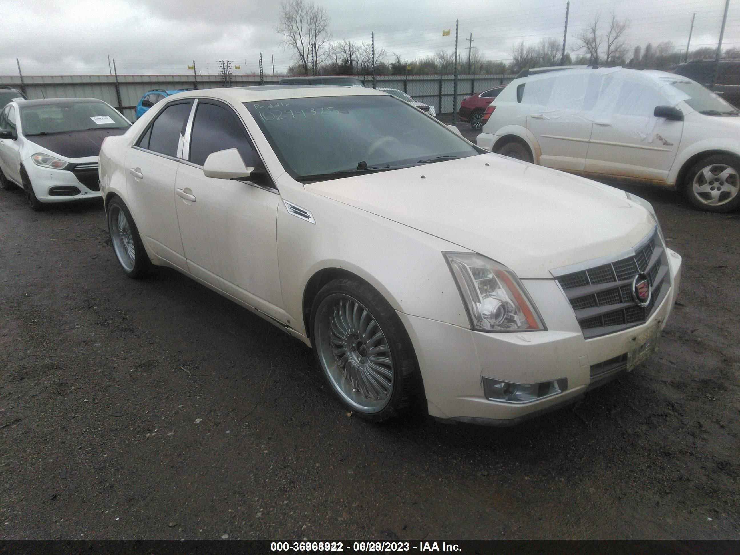 cadillac cts 2009 1g6dt57v890108096