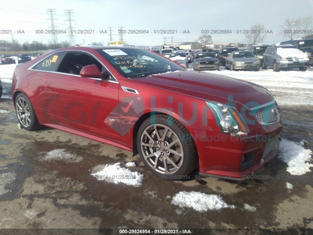cadillac cts-v coupe 2011 1g6dv1epxb0121784