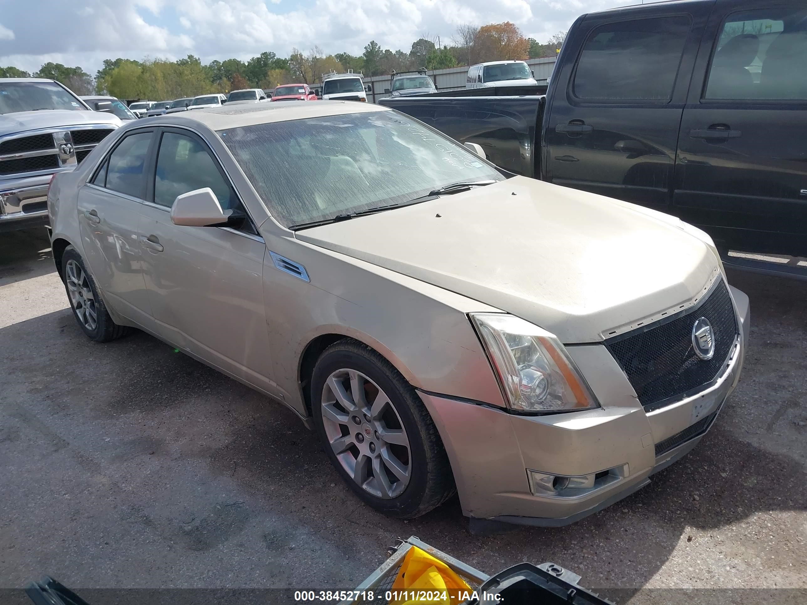 cadillac cts 2008 1g6dv57v580157426