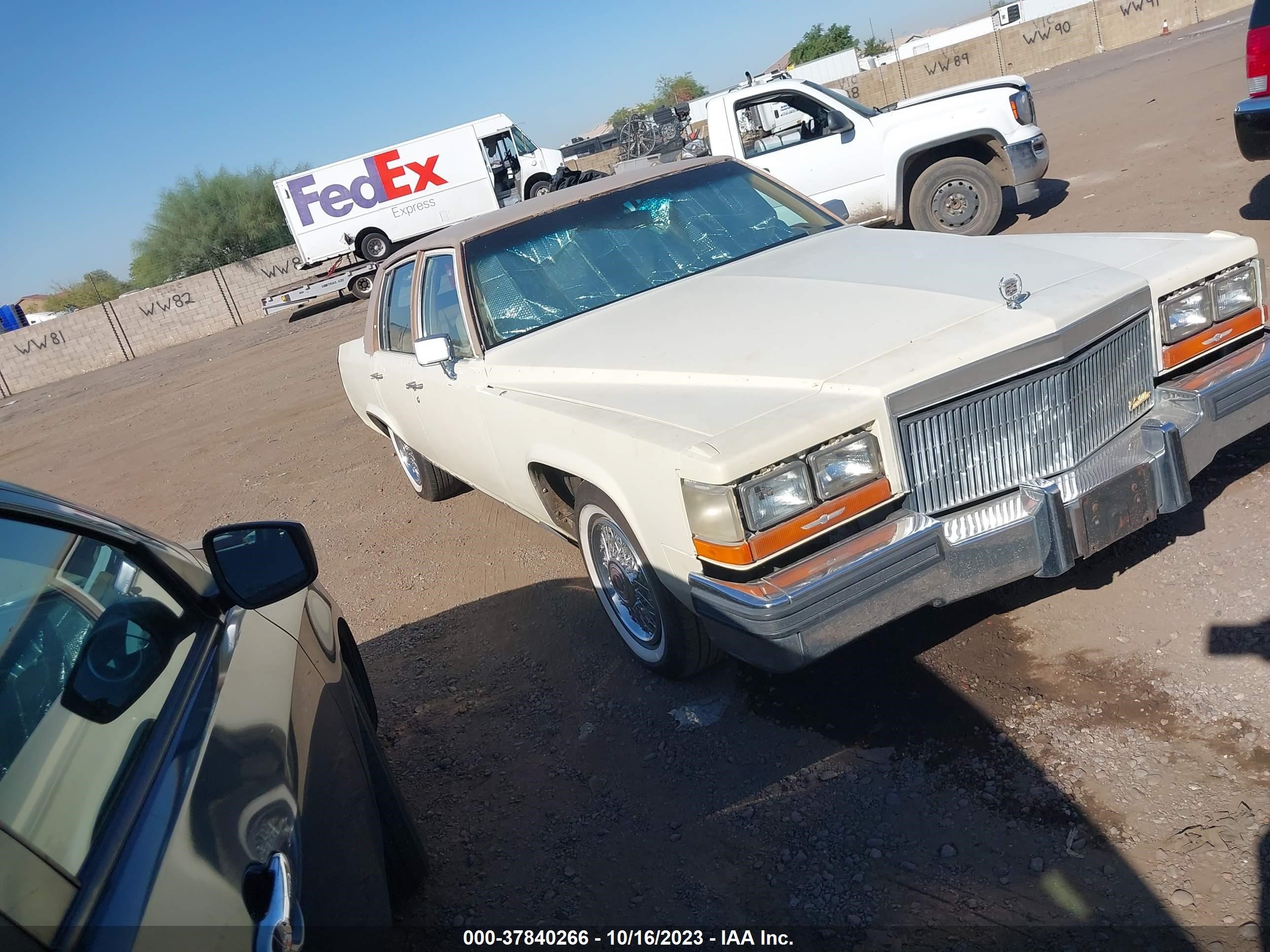 cadillac brougham 1987 1g6dw51y8h9714163