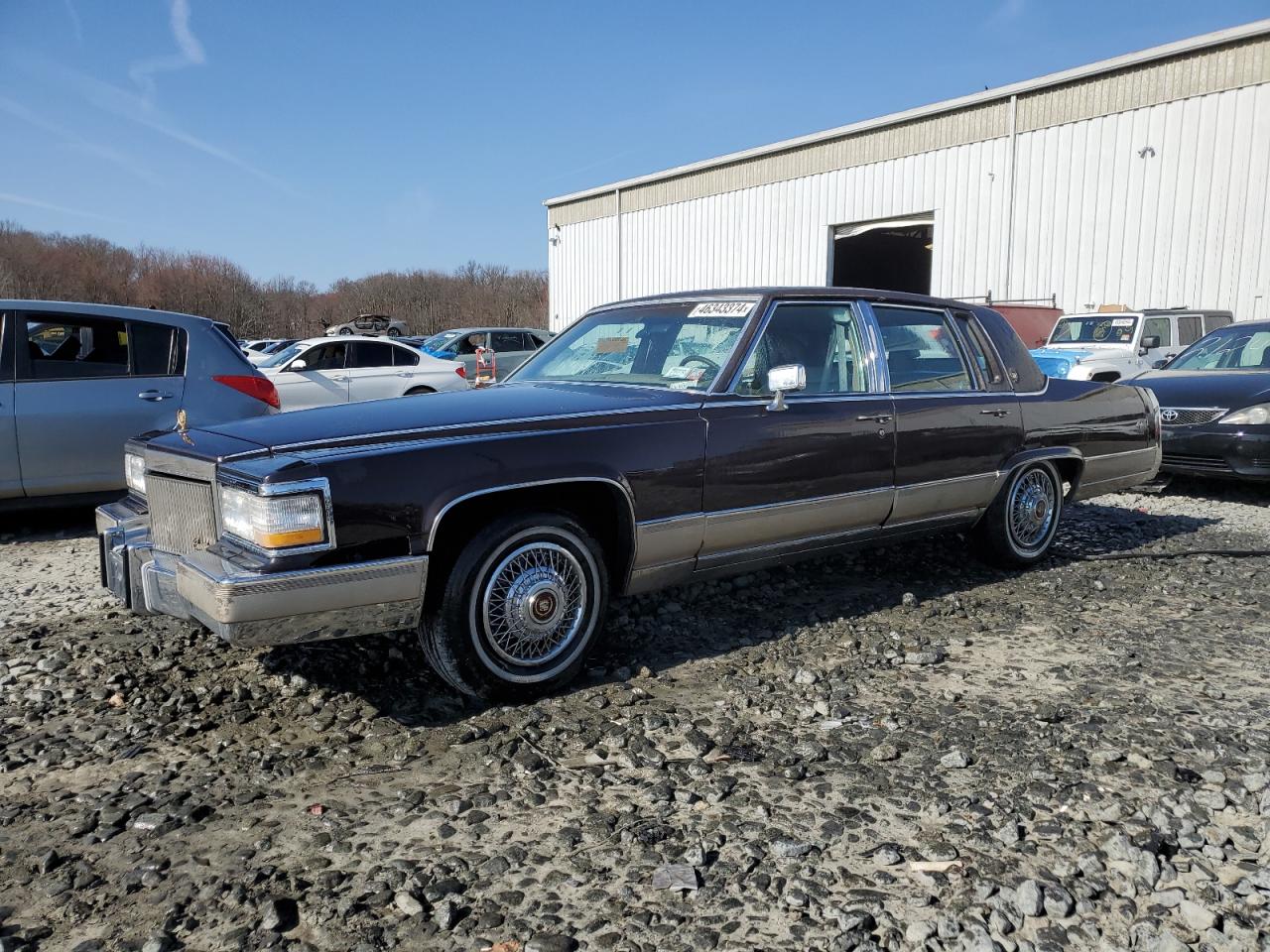 cadillac brougham 1991 1g6dw54e1mr703145