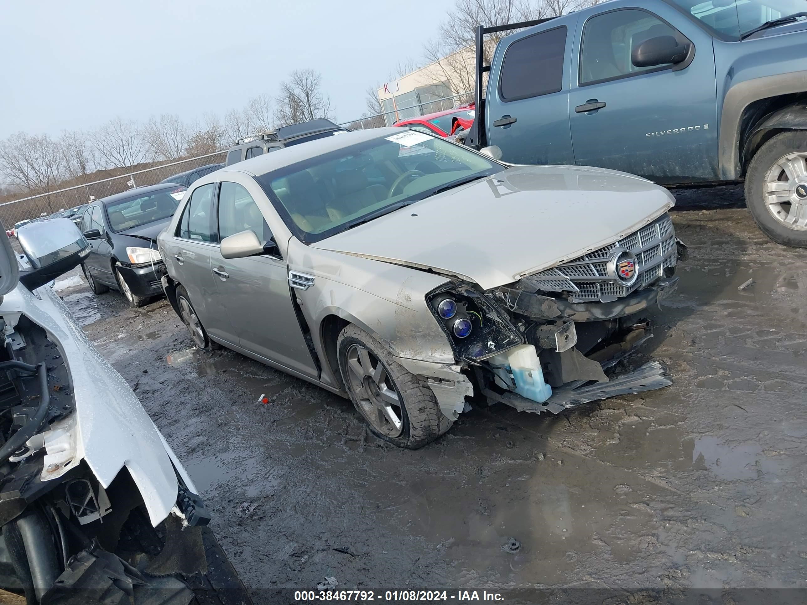 cadillac sts 2008 1g6dw67v680205762