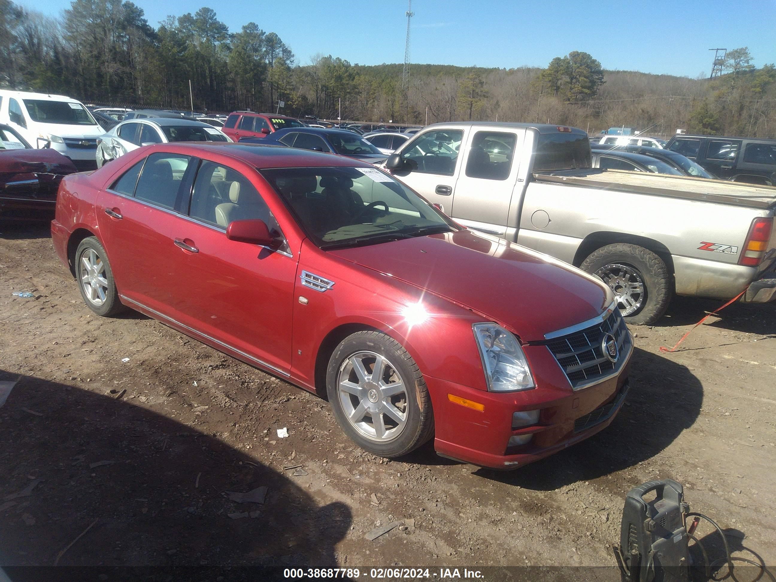 cadillac sts 2008 1g6dw67v780143451