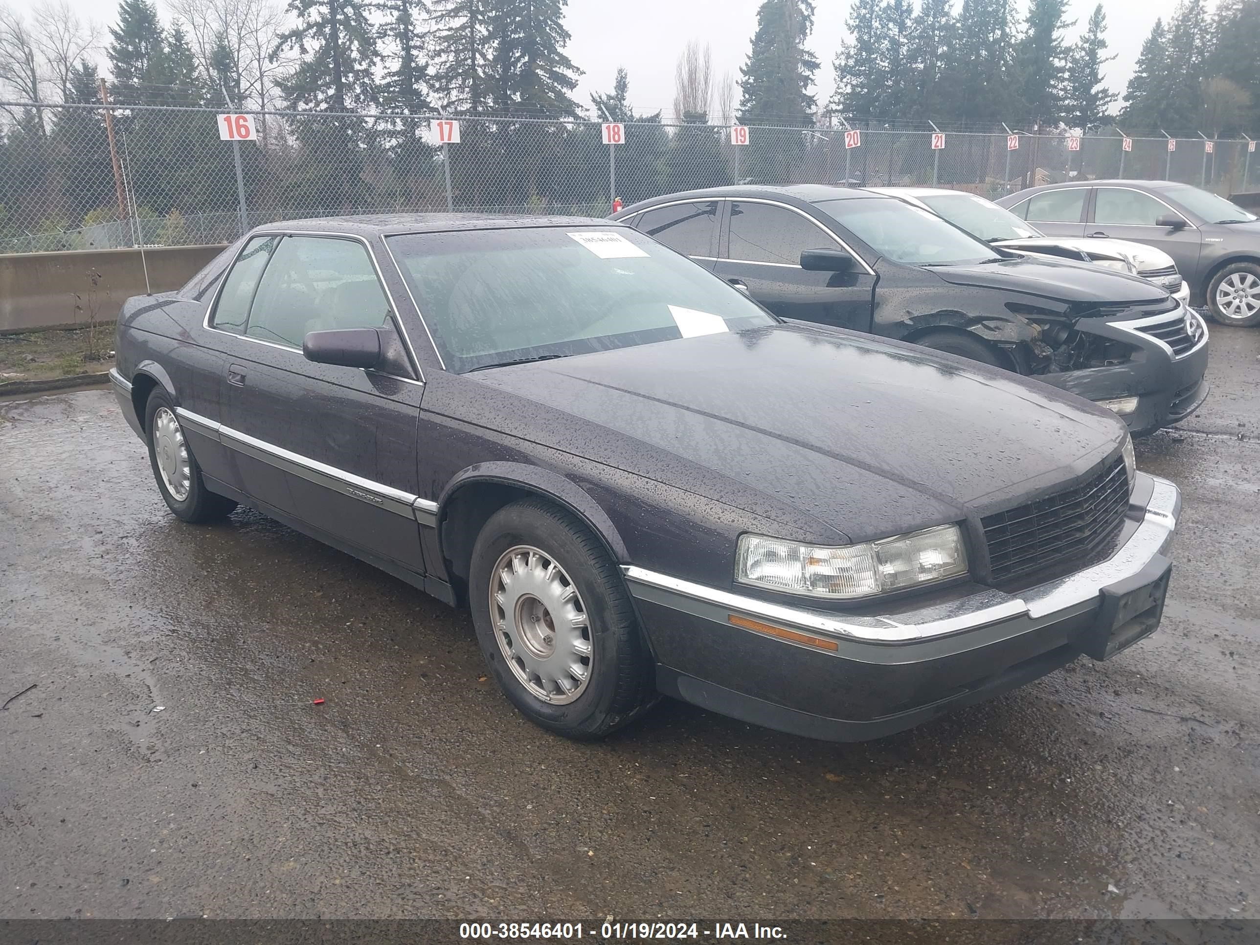 cadillac eldorado 1993 1g6el129xpu607480