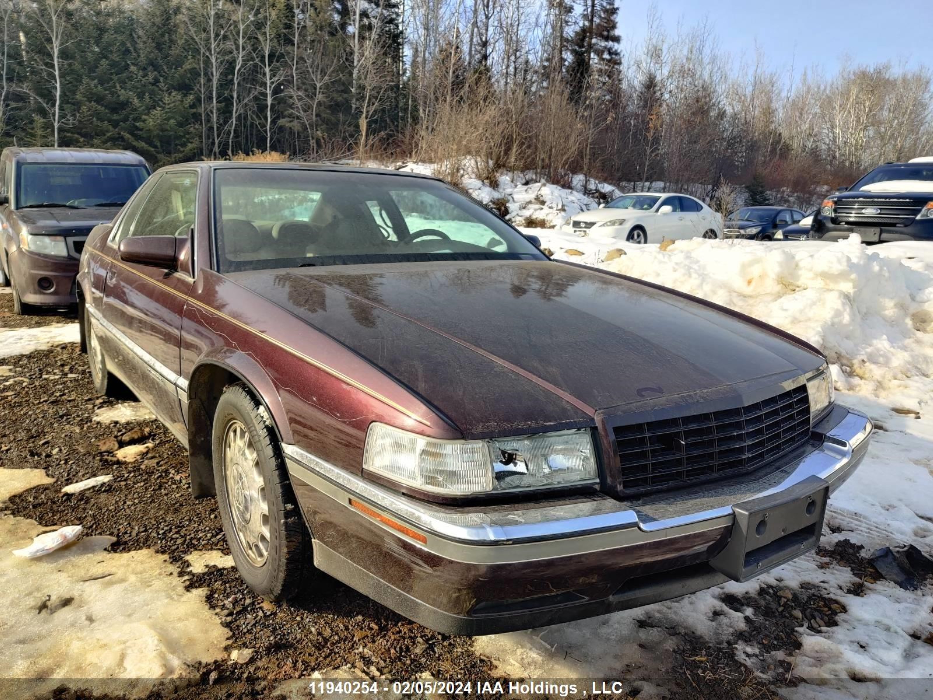 cadillac eldorado 1993 1g6el129xpu611402