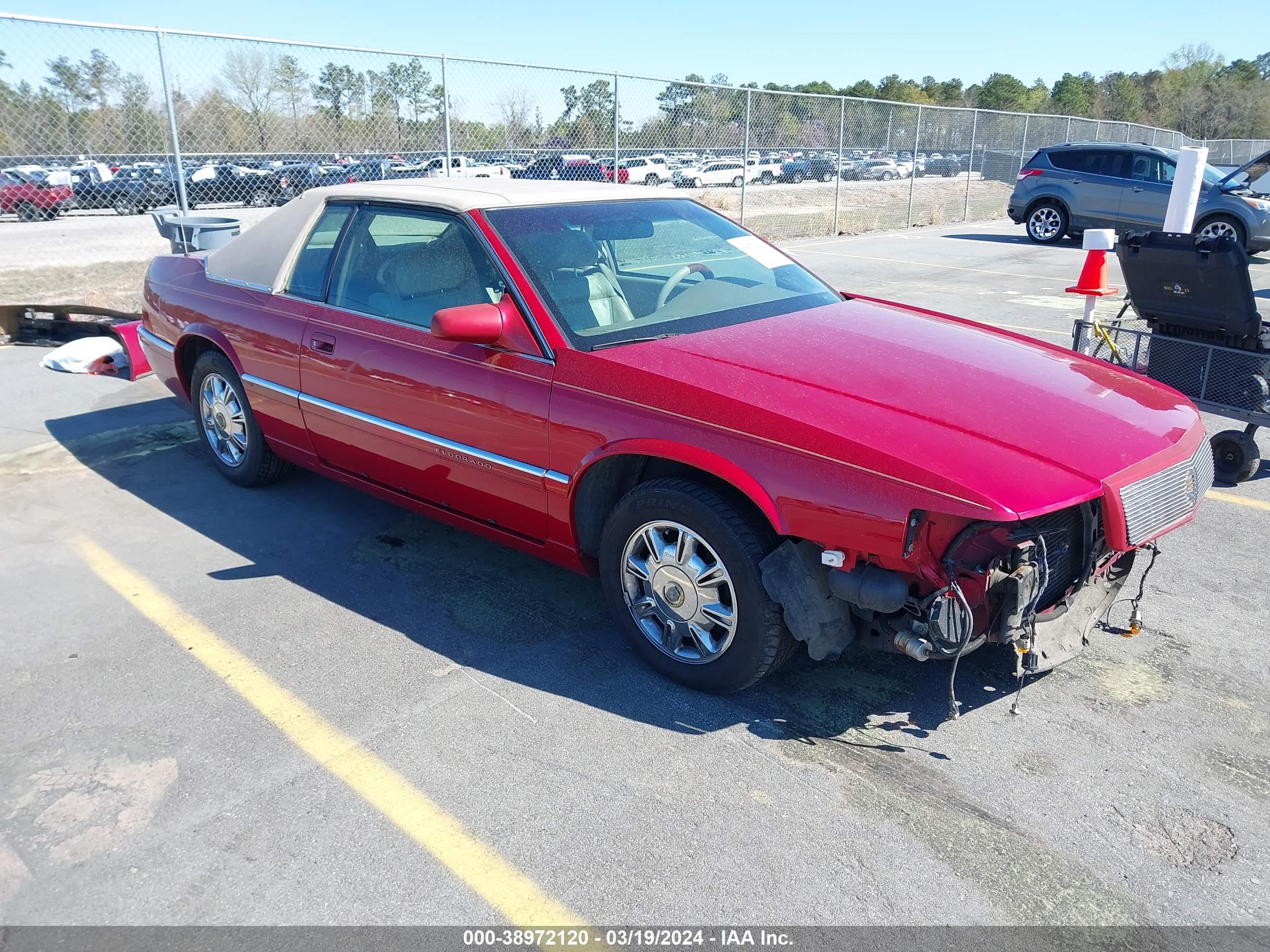 cadillac eldorado 1995 1g6el12y2su611376