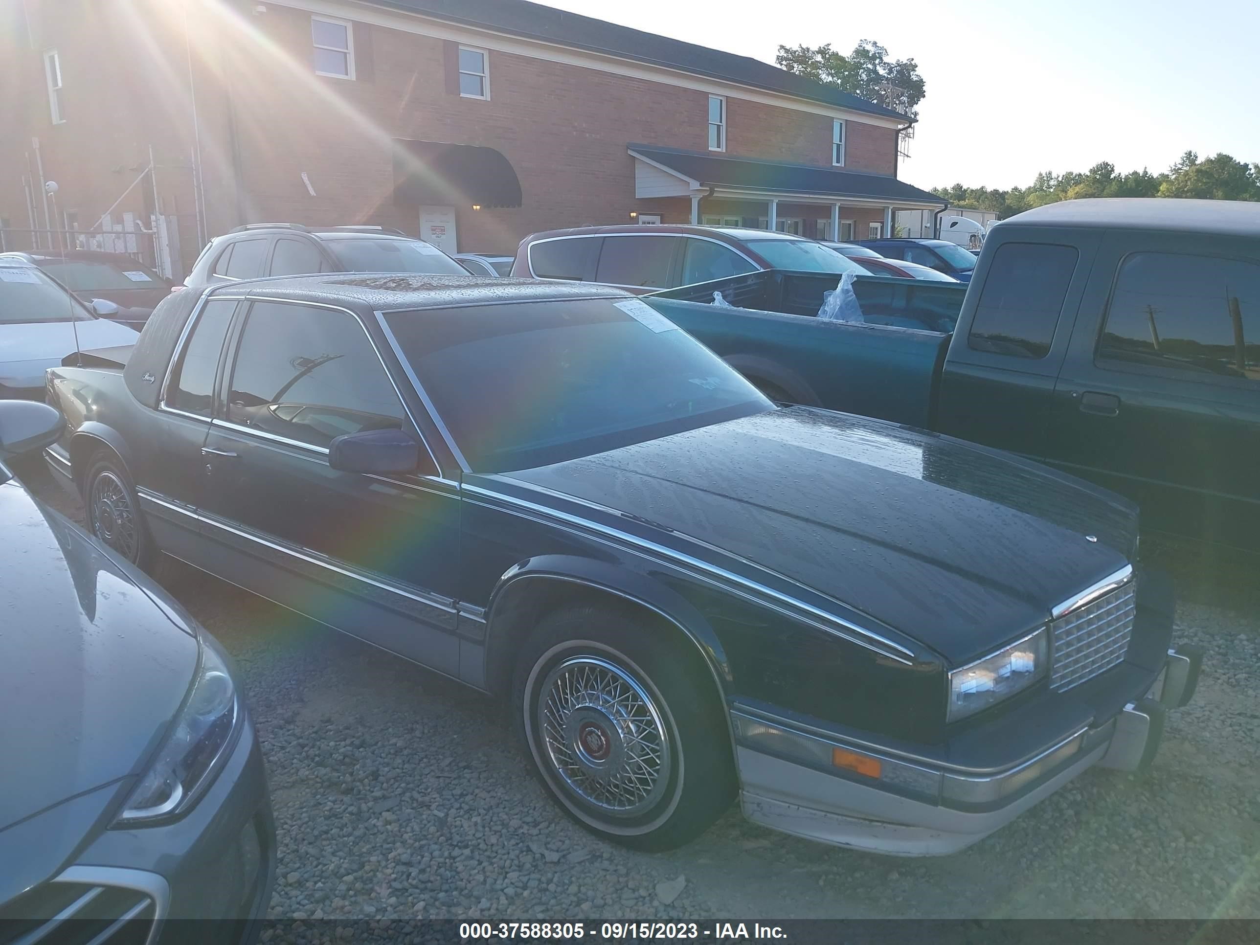 cadillac eldorado 1991 1g6el13b2mu614033