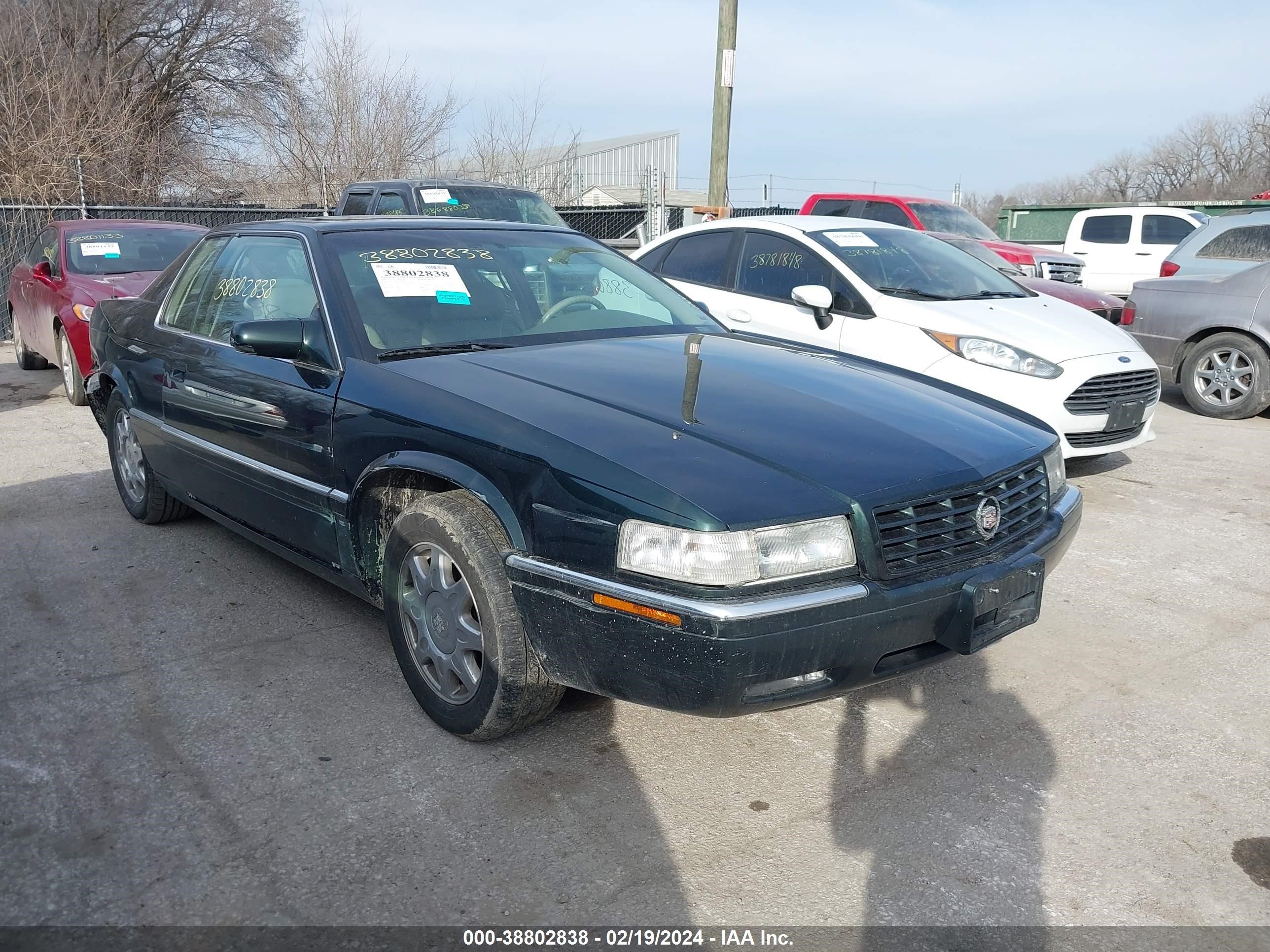 cadillac eldorado 1997 1g6et1295vu604029