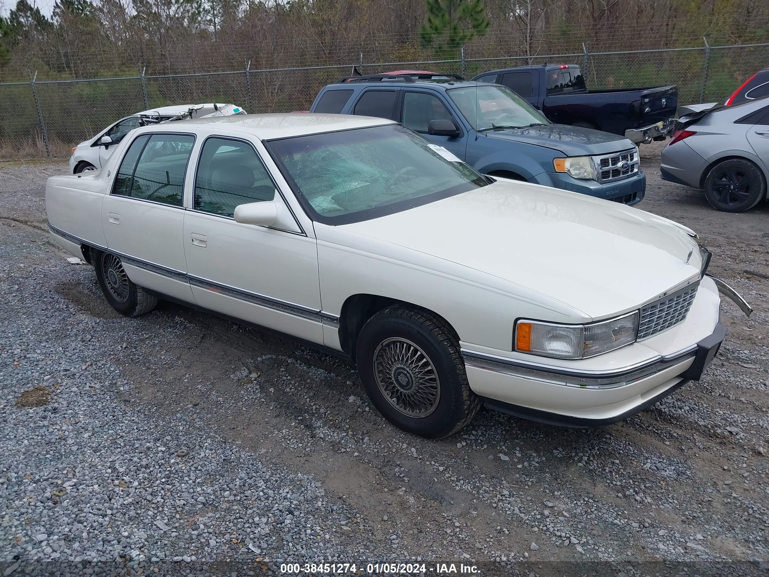 cadillac de ville 1995 1g6kd52b0su300743