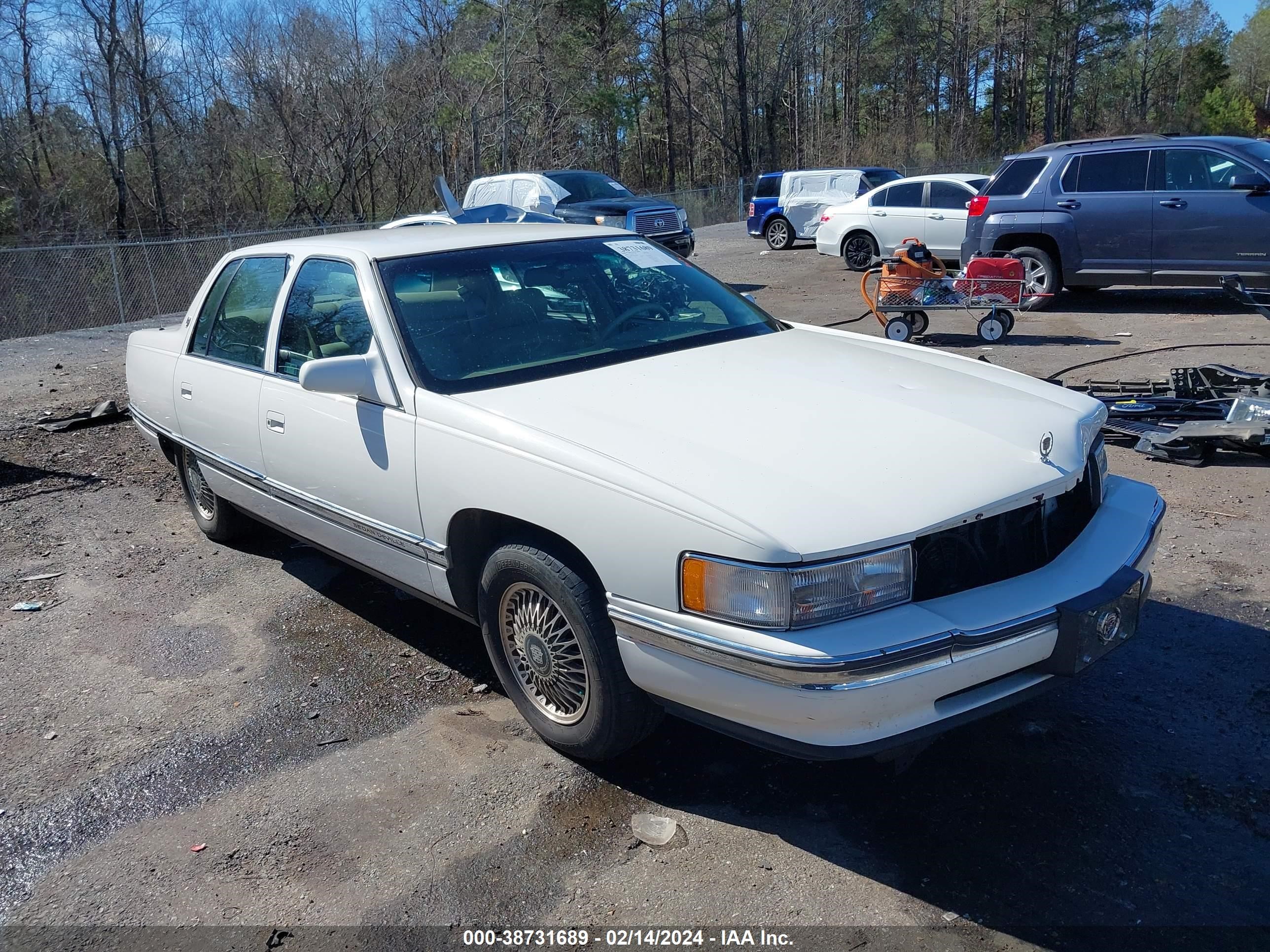 cadillac de ville 1995 1g6kd52b2su283704