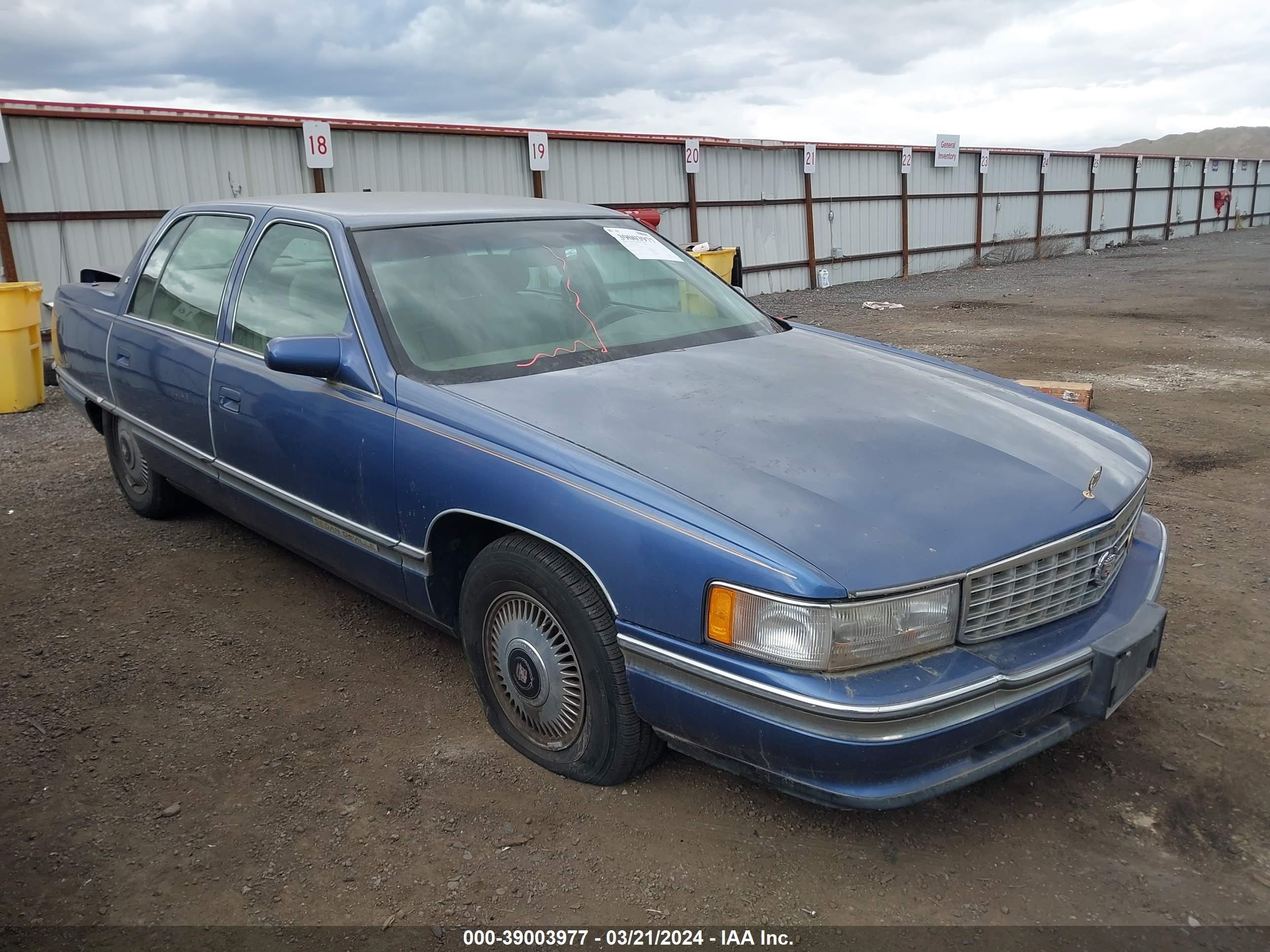 cadillac de ville 1994 1g6kd52b5ru257124