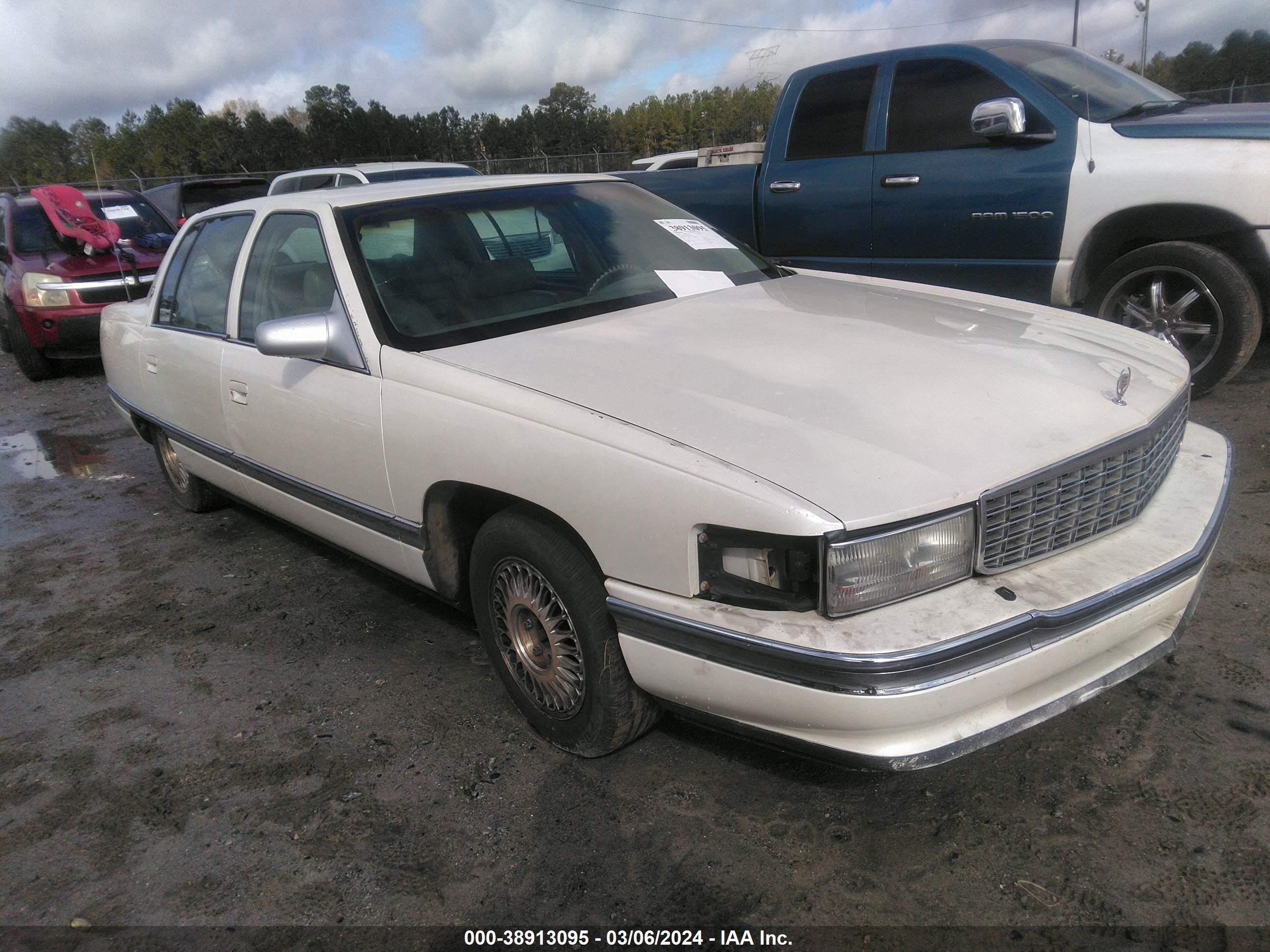 cadillac de ville 1995 1g6kd52b6su301184