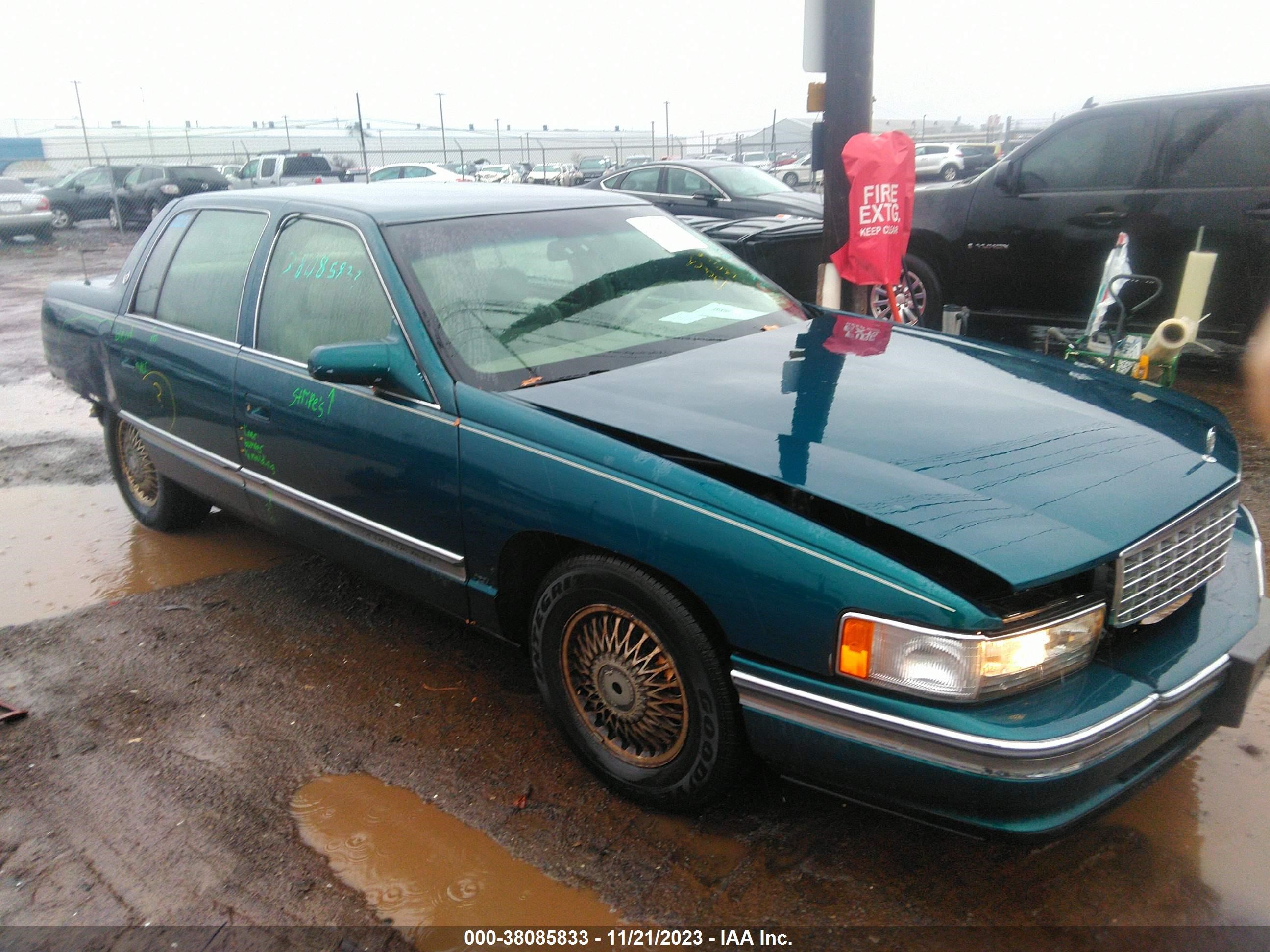 cadillac de ville 1995 1g6kd52b7su262119