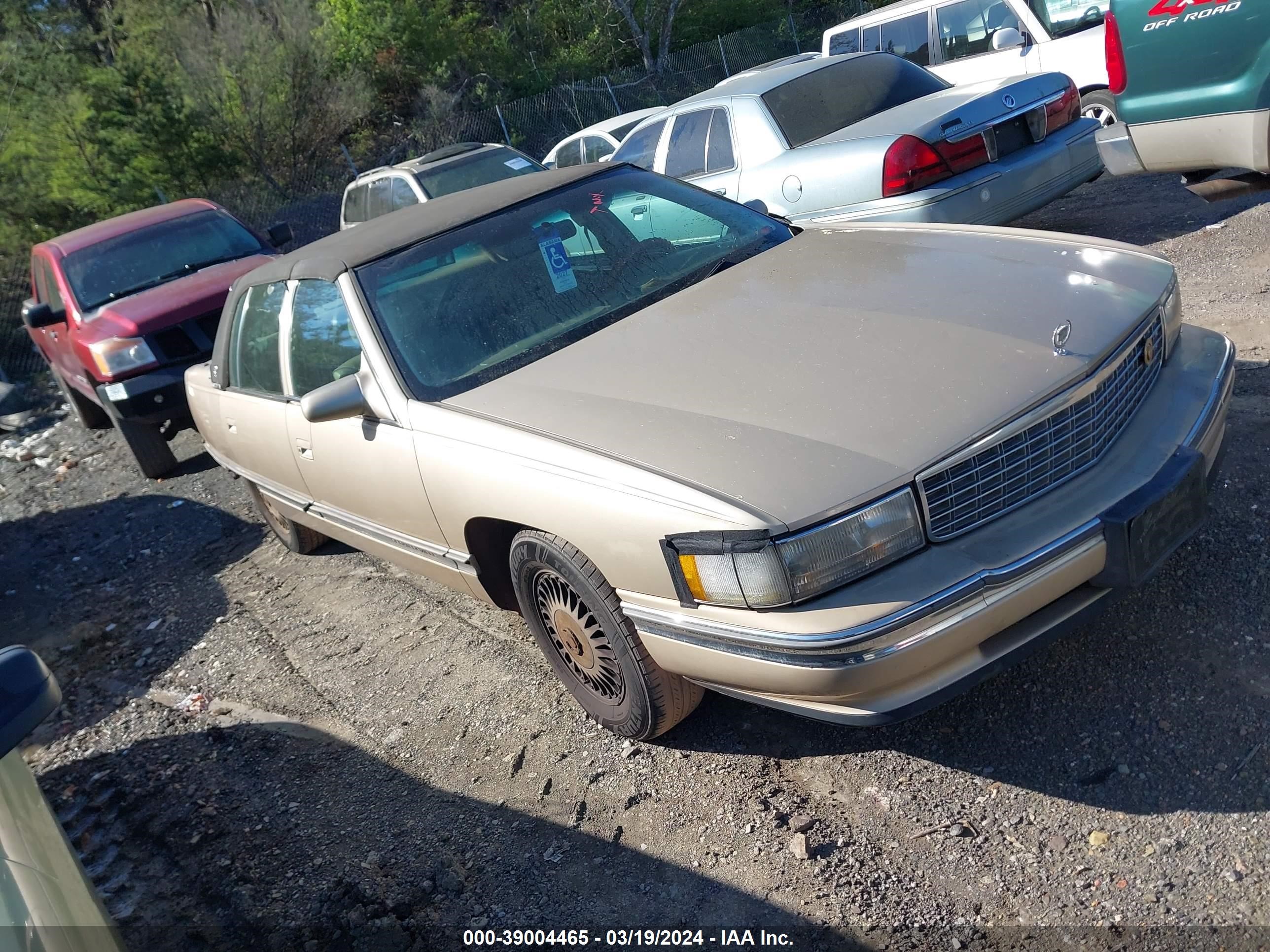 cadillac de ville 1994 1g6kd52b8ru234548