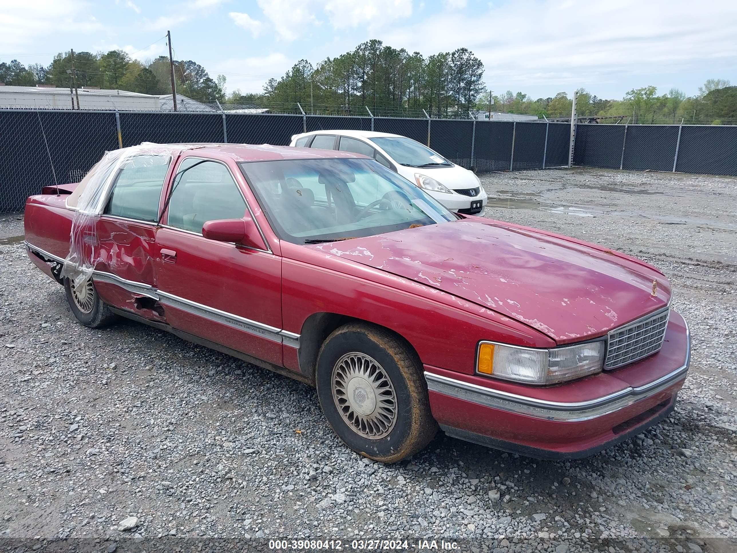 cadillac de ville 1994 1g6kd52b9ru281961