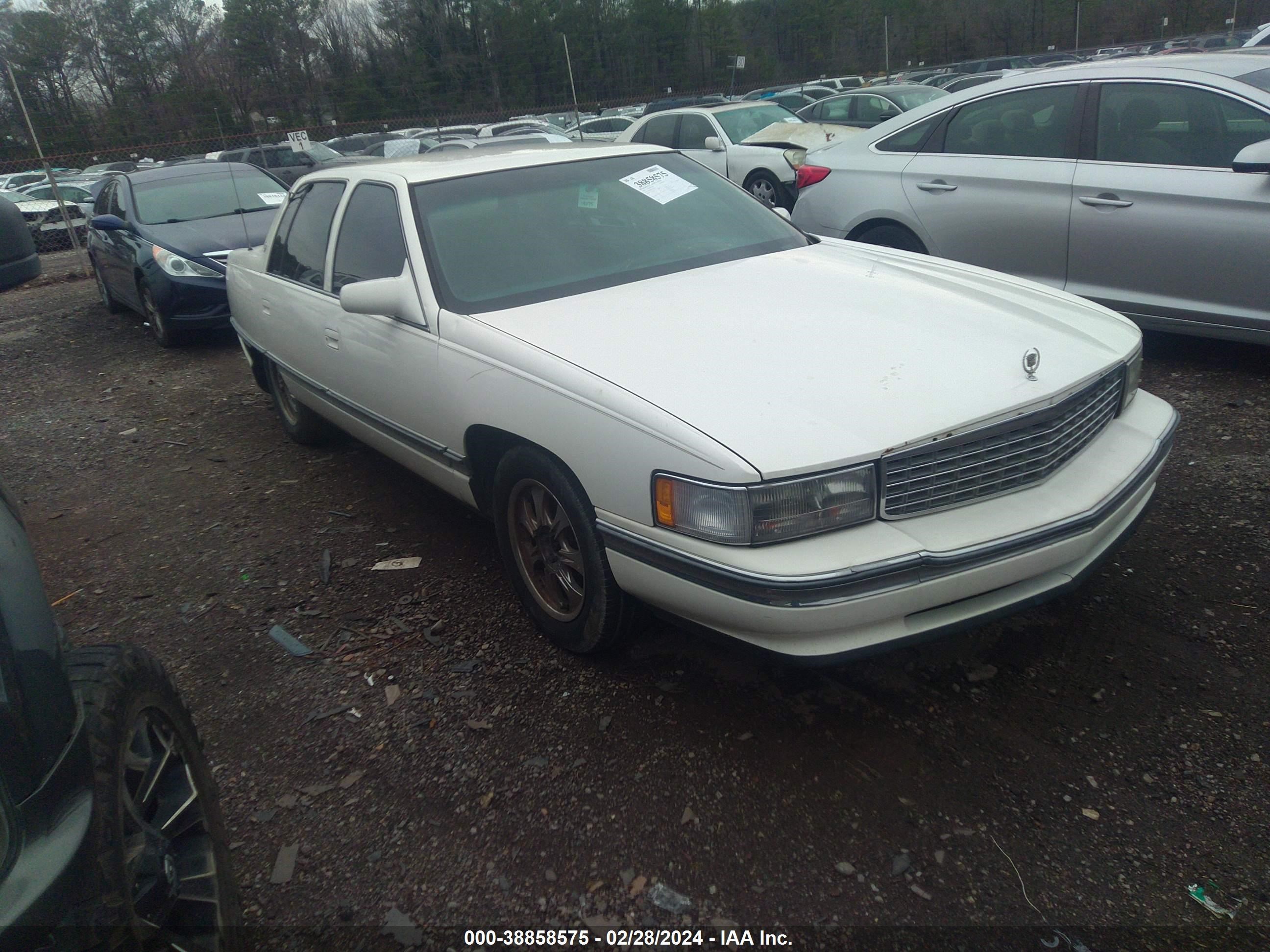 cadillac de ville 1996 1g6kd52y1tu278967