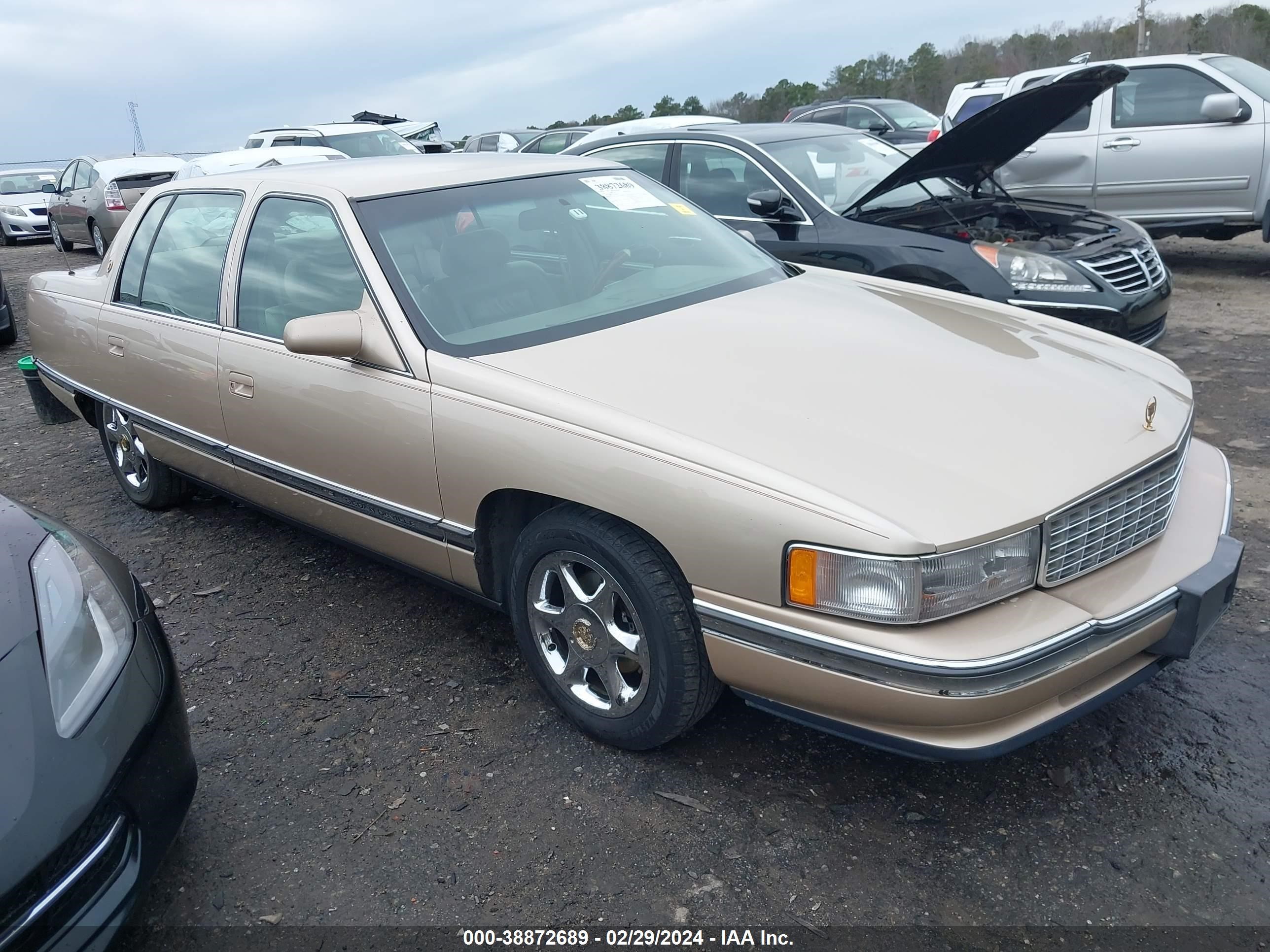 cadillac de ville 1996 1g6kd52y7tu305461