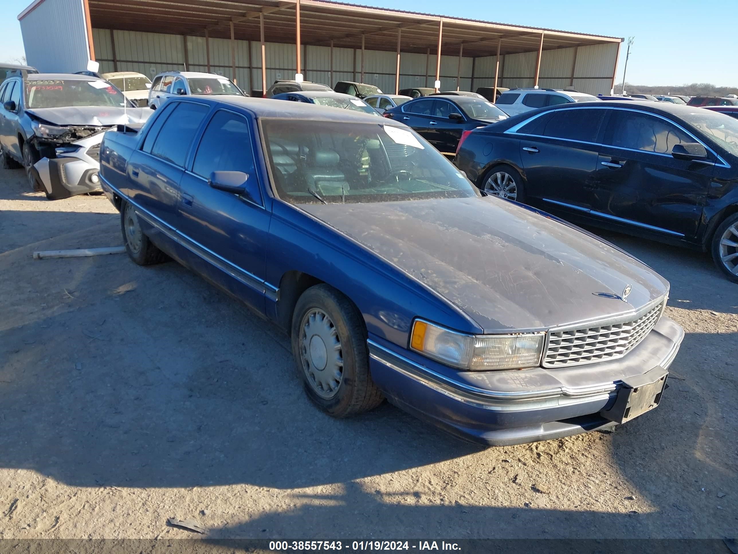 cadillac de ville 1996 1g6kd52y9tu254190