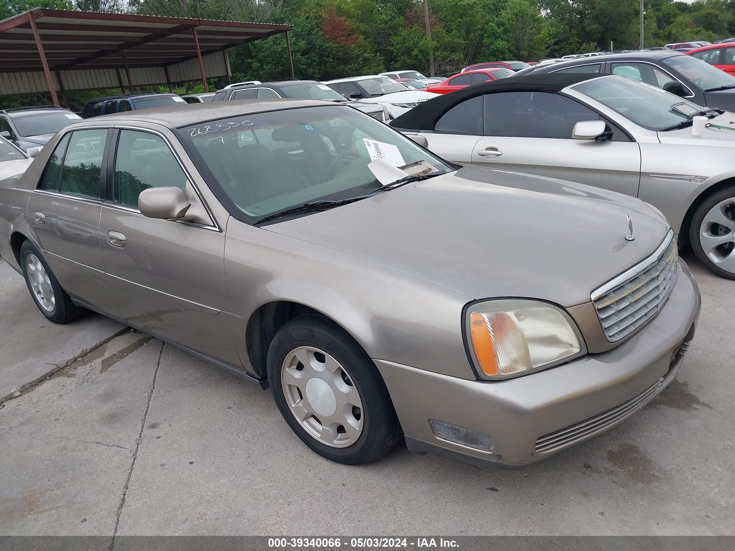 cadillac de ville 2001 1g6kd54y01u248403