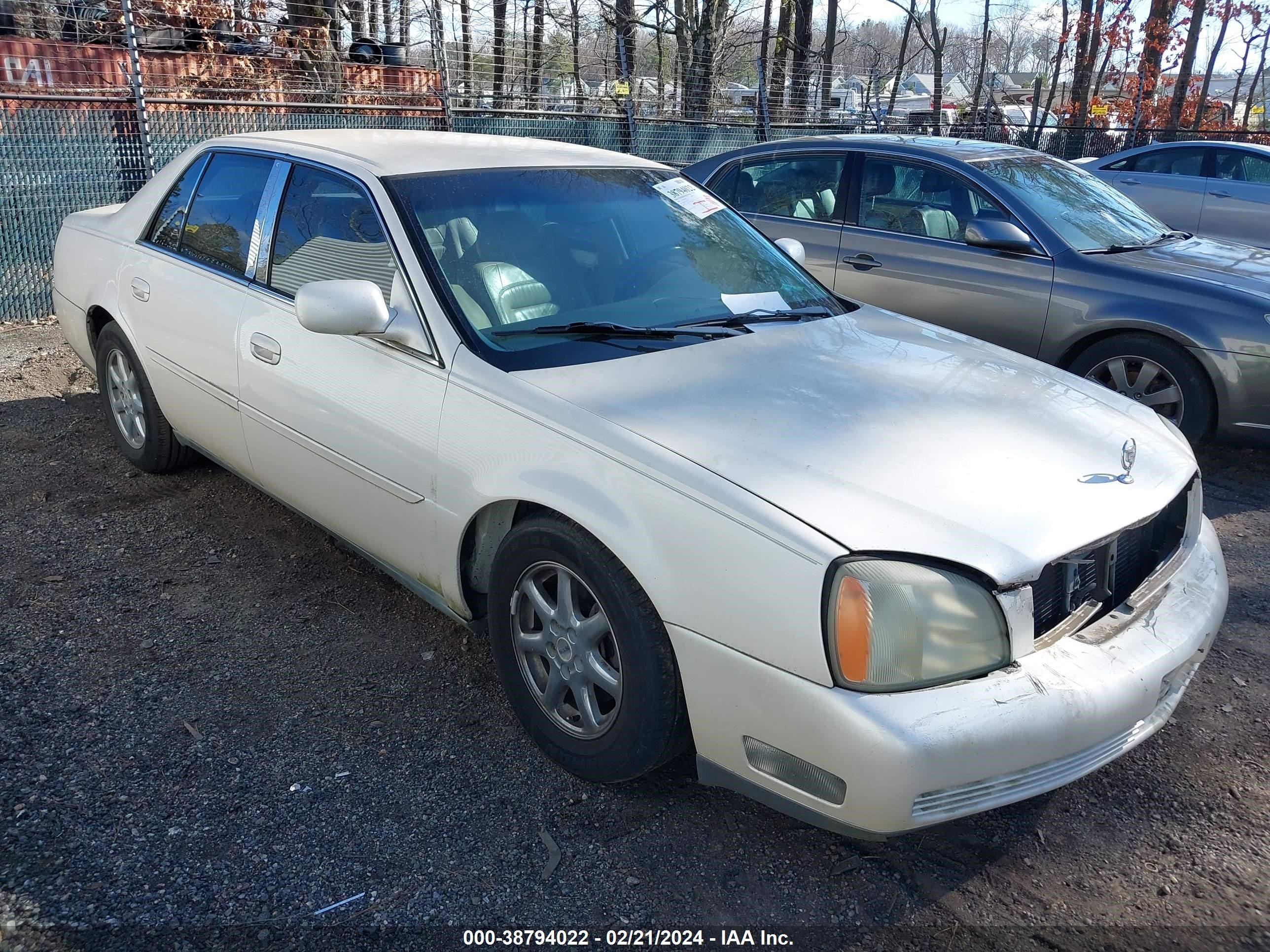 cadillac de ville 2003 1g6kd54y13u193785