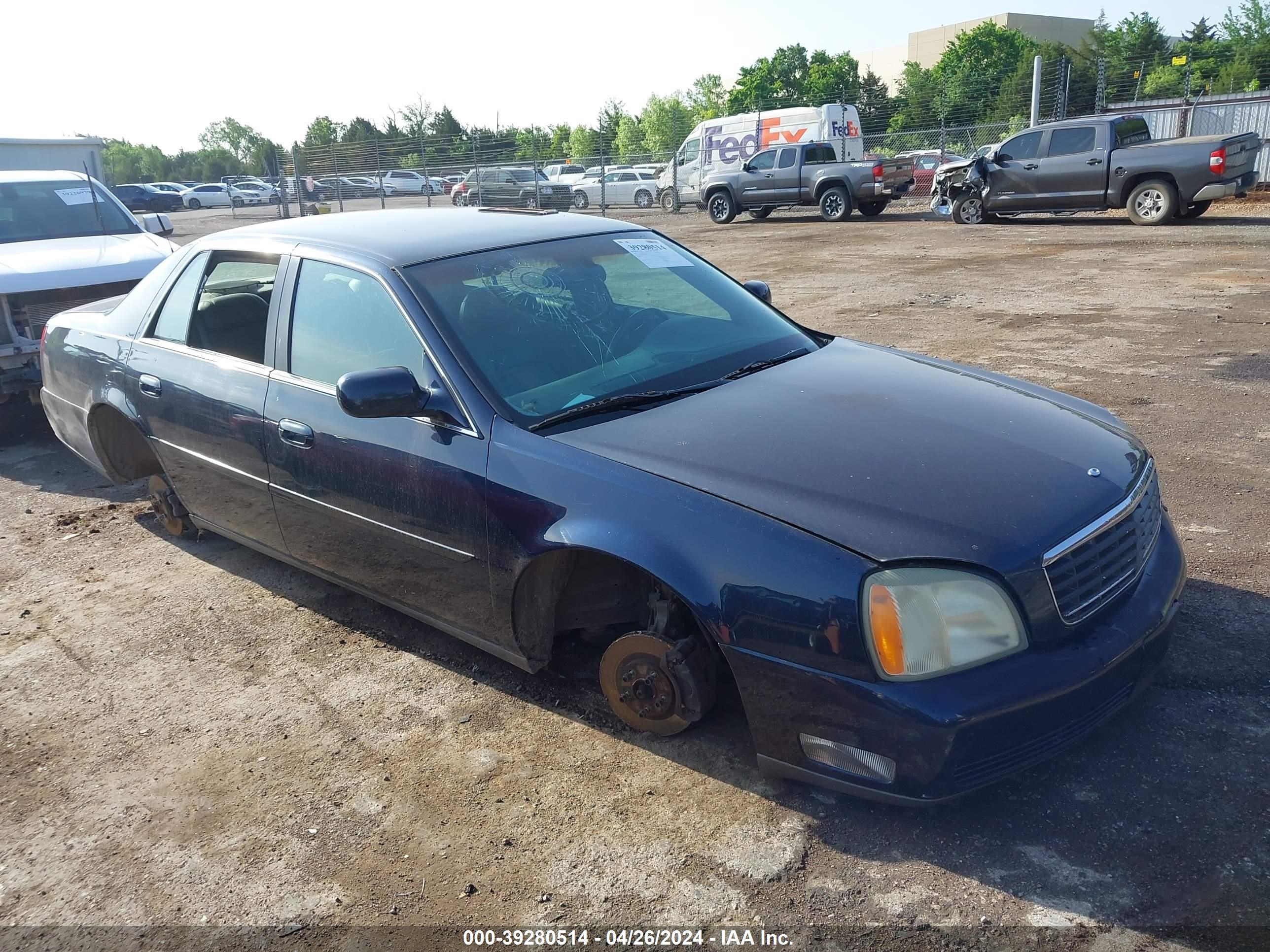 cadillac de ville 2004 1g6kd54y14u203474