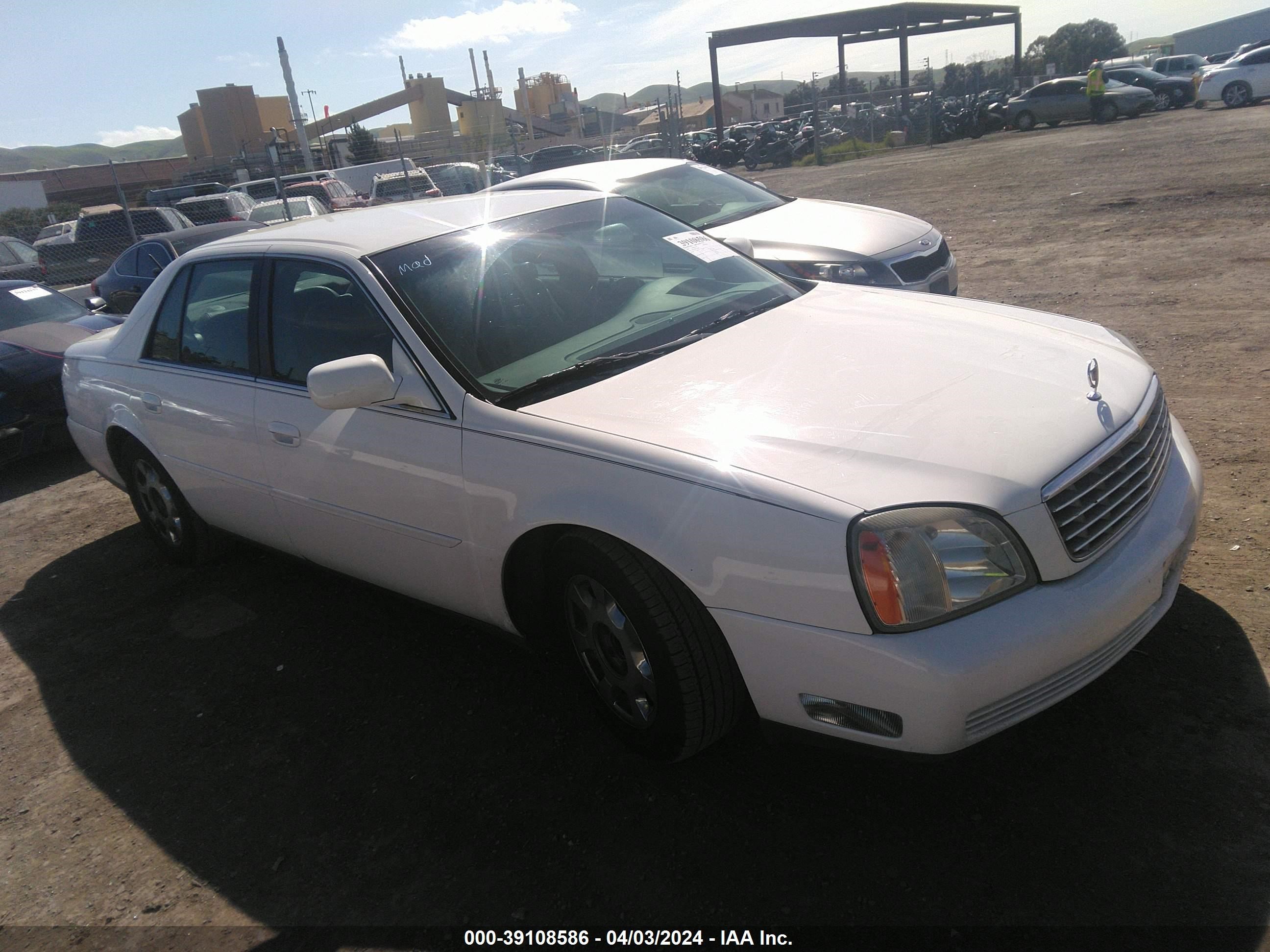 cadillac de ville 2003 1g6kd54y33u148802