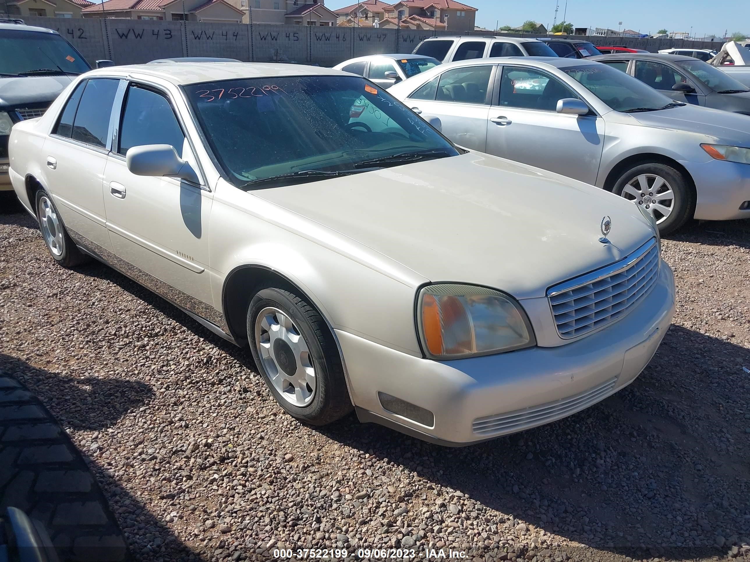 cadillac de ville 2001 1g6kd54y91u208689