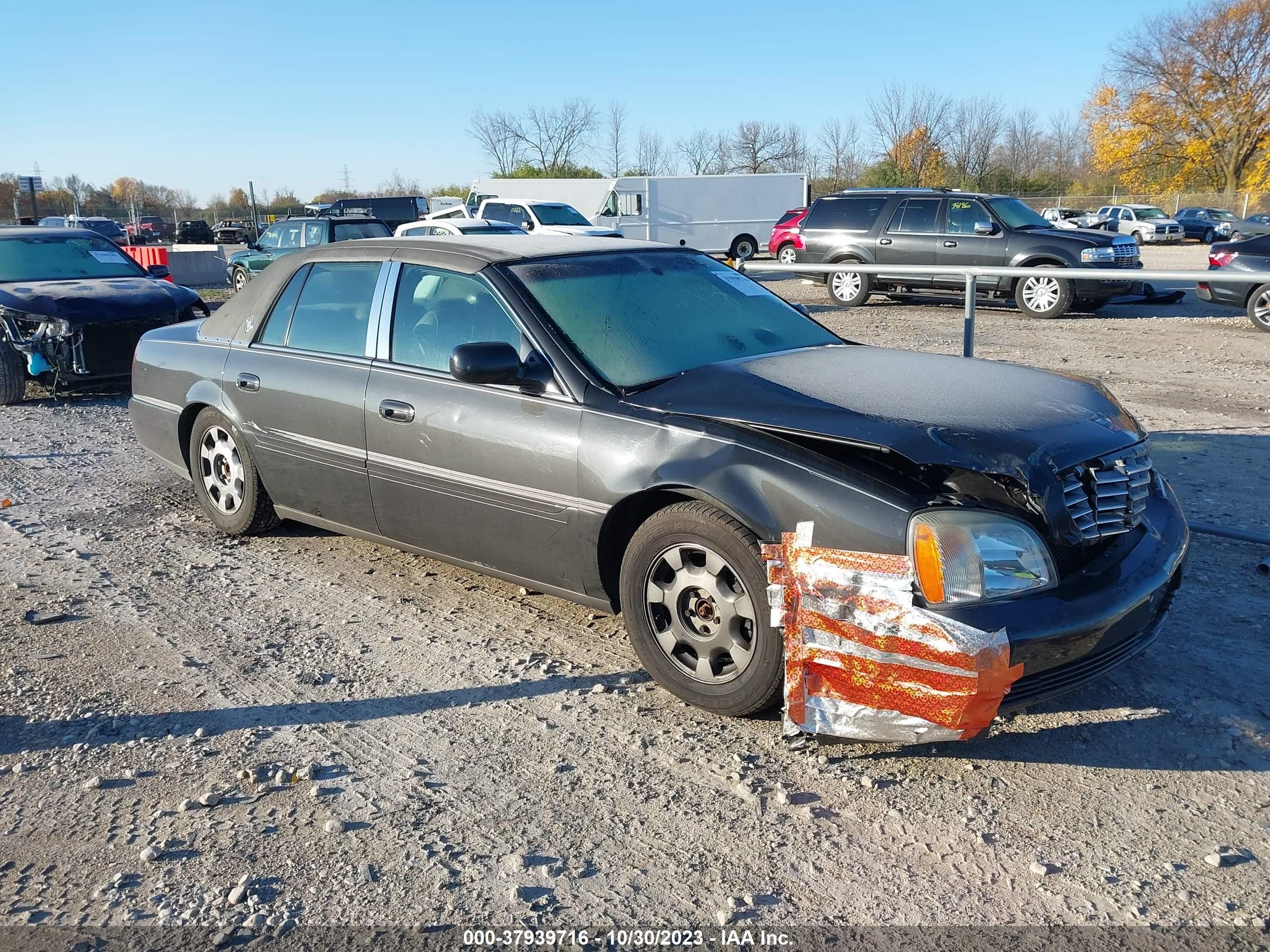 cadillac de ville 2002 1g6kd54y92u187568