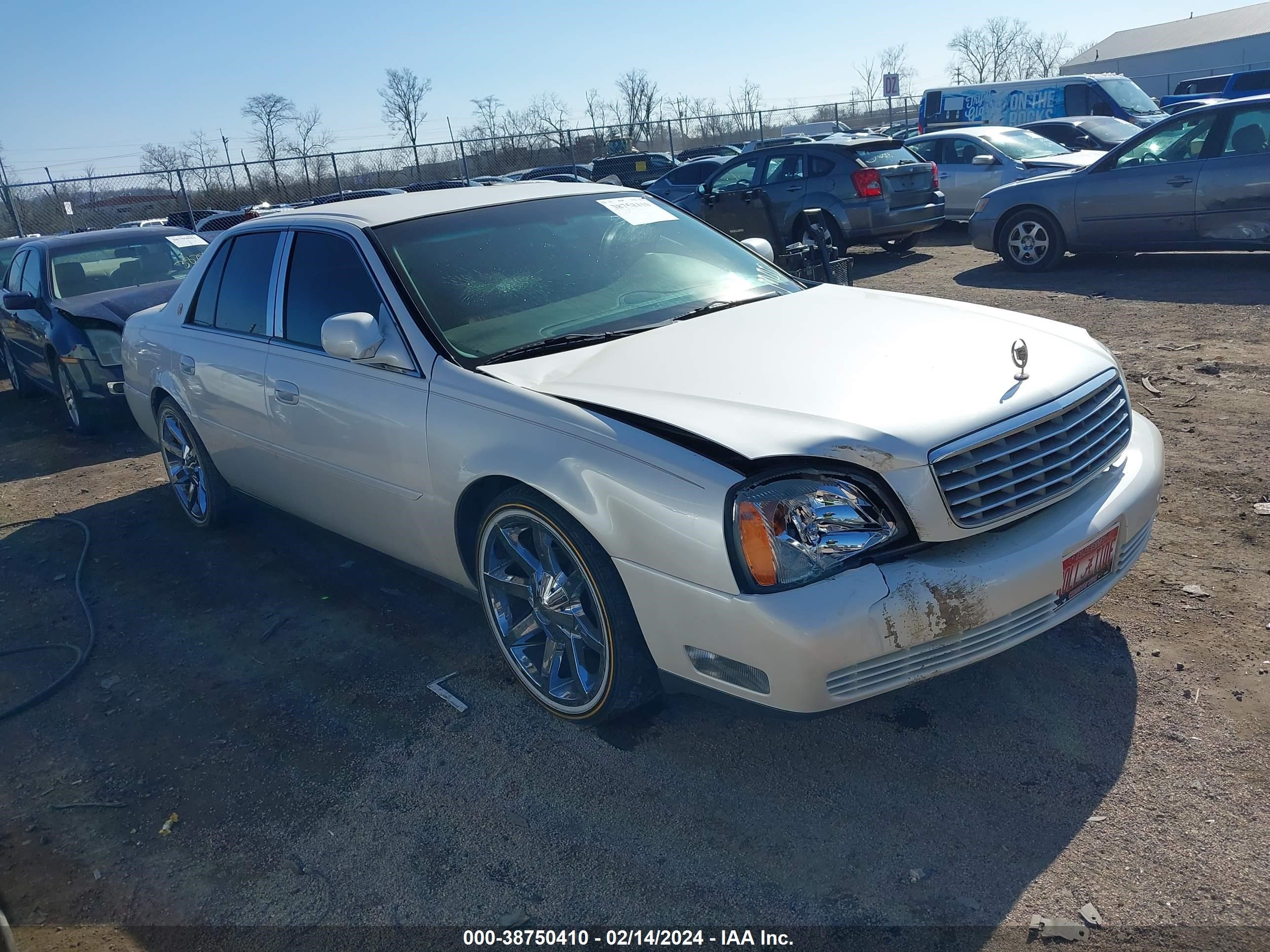 cadillac de ville 2002 1g6kd54yx2u204586