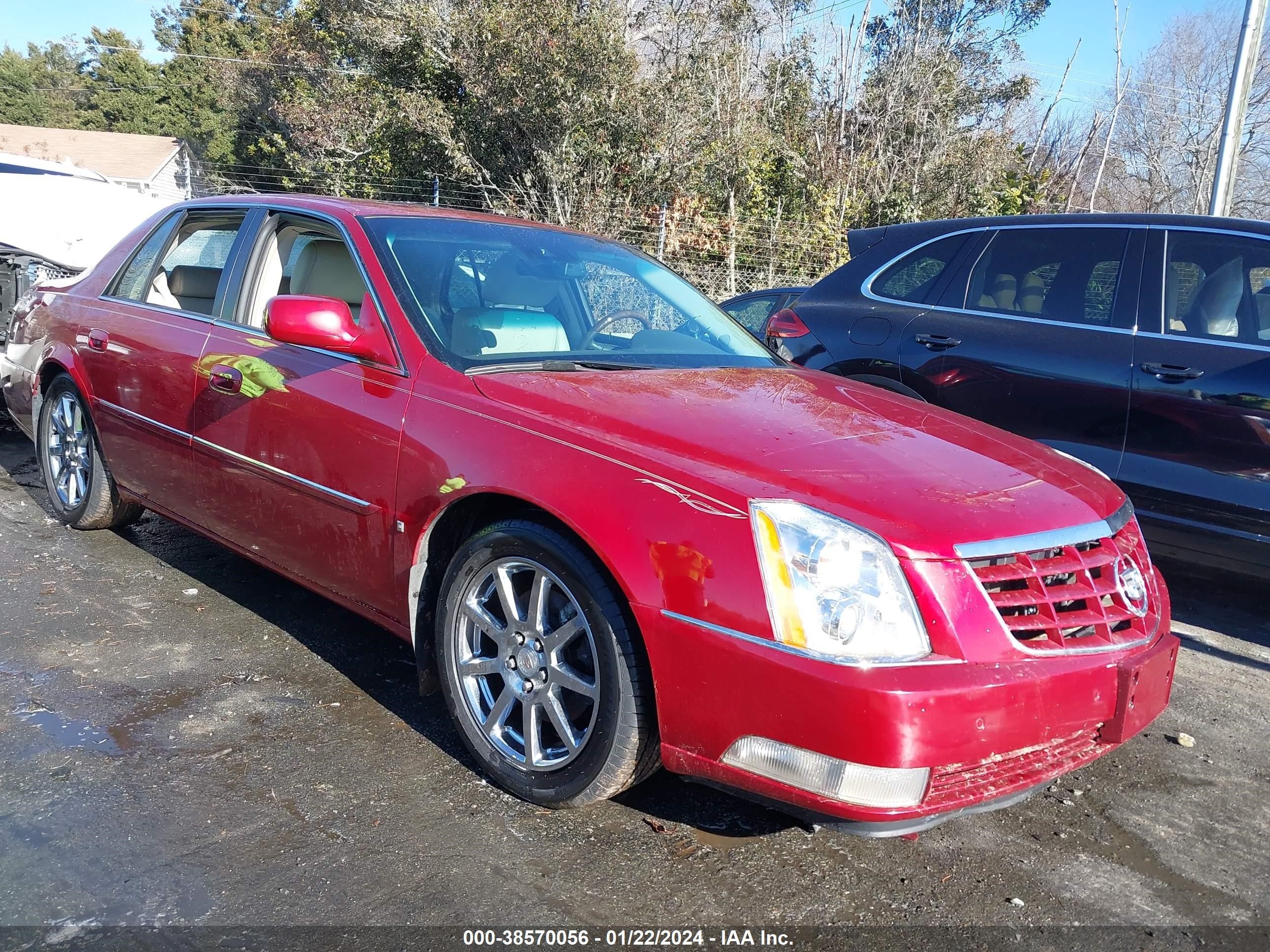 cadillac dts 2009 1g6kd57909u142968