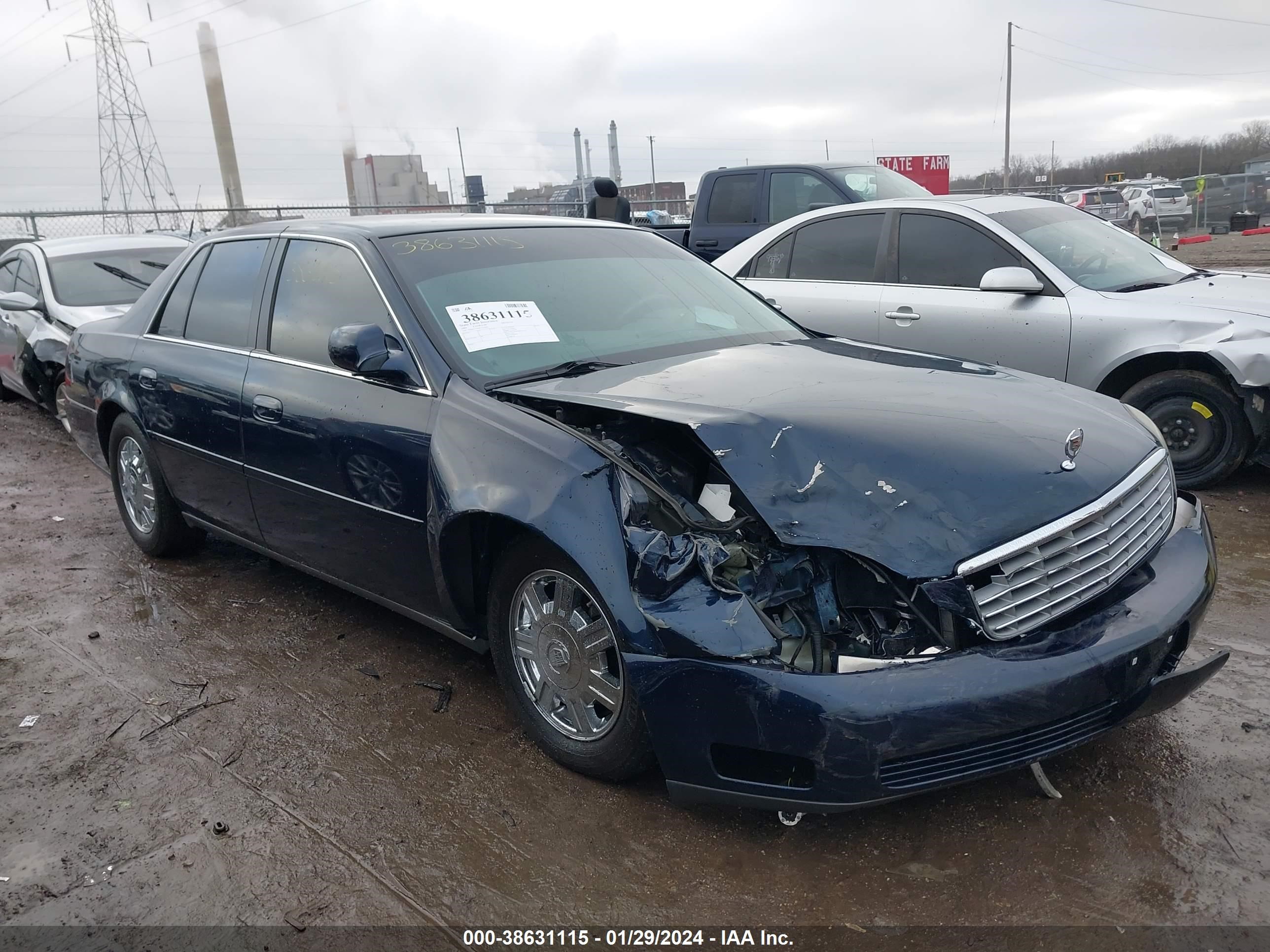 cadillac de ville 2004 1g6kd57y04u212260