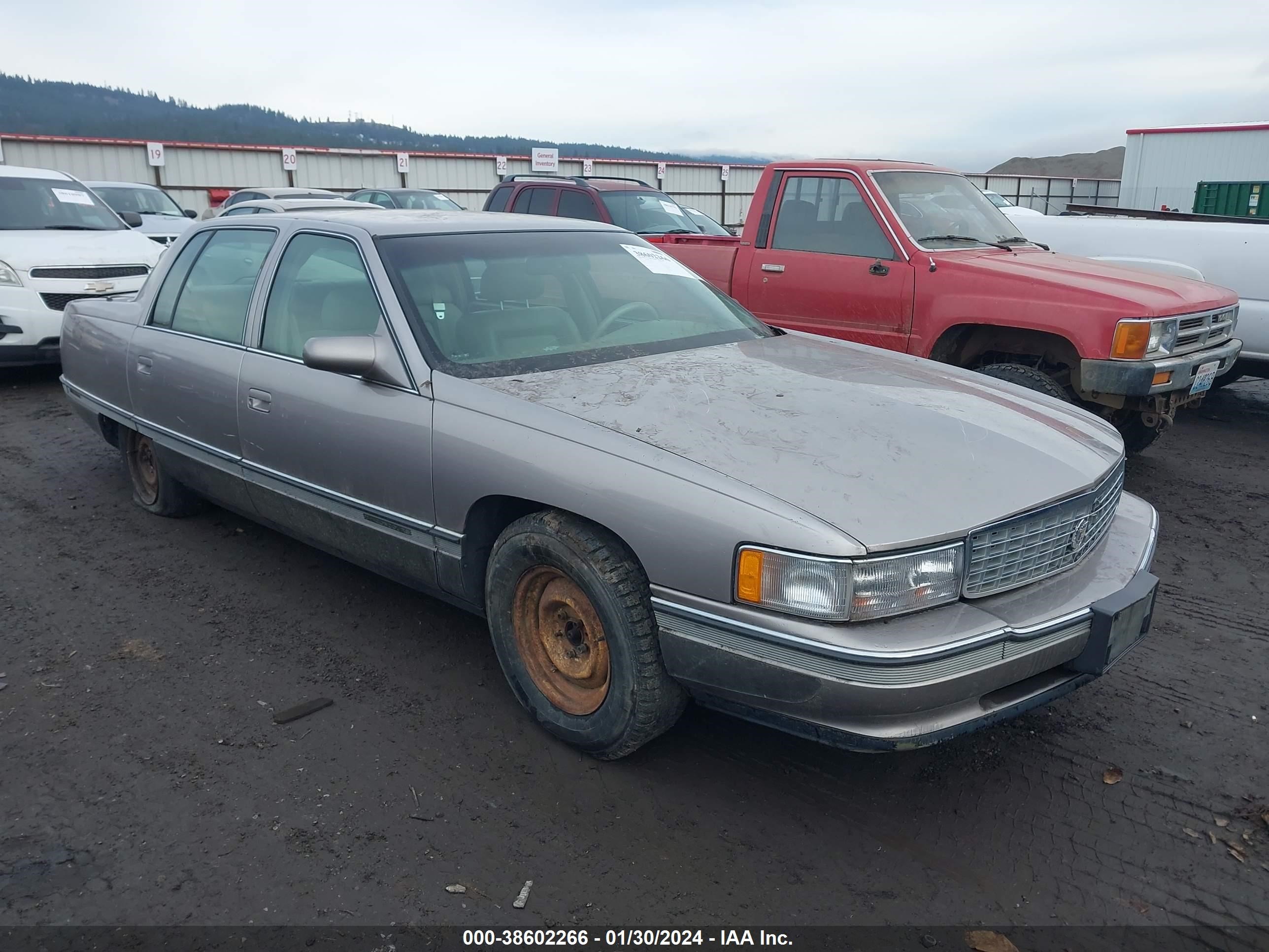 cadillac de ville 1995 1g6kf52y3su257594