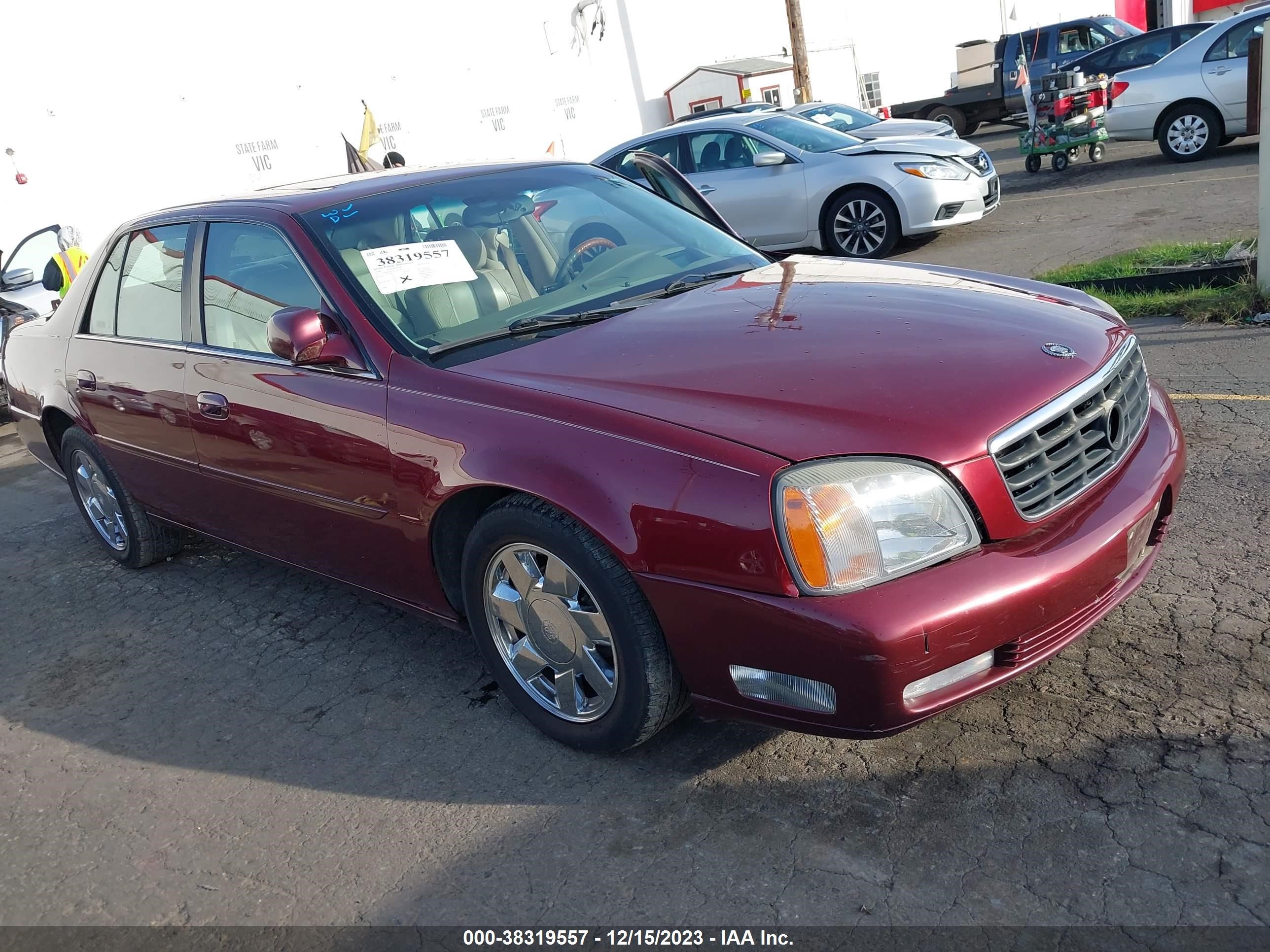 cadillac de ville 2000 1g6kf5493yu305559