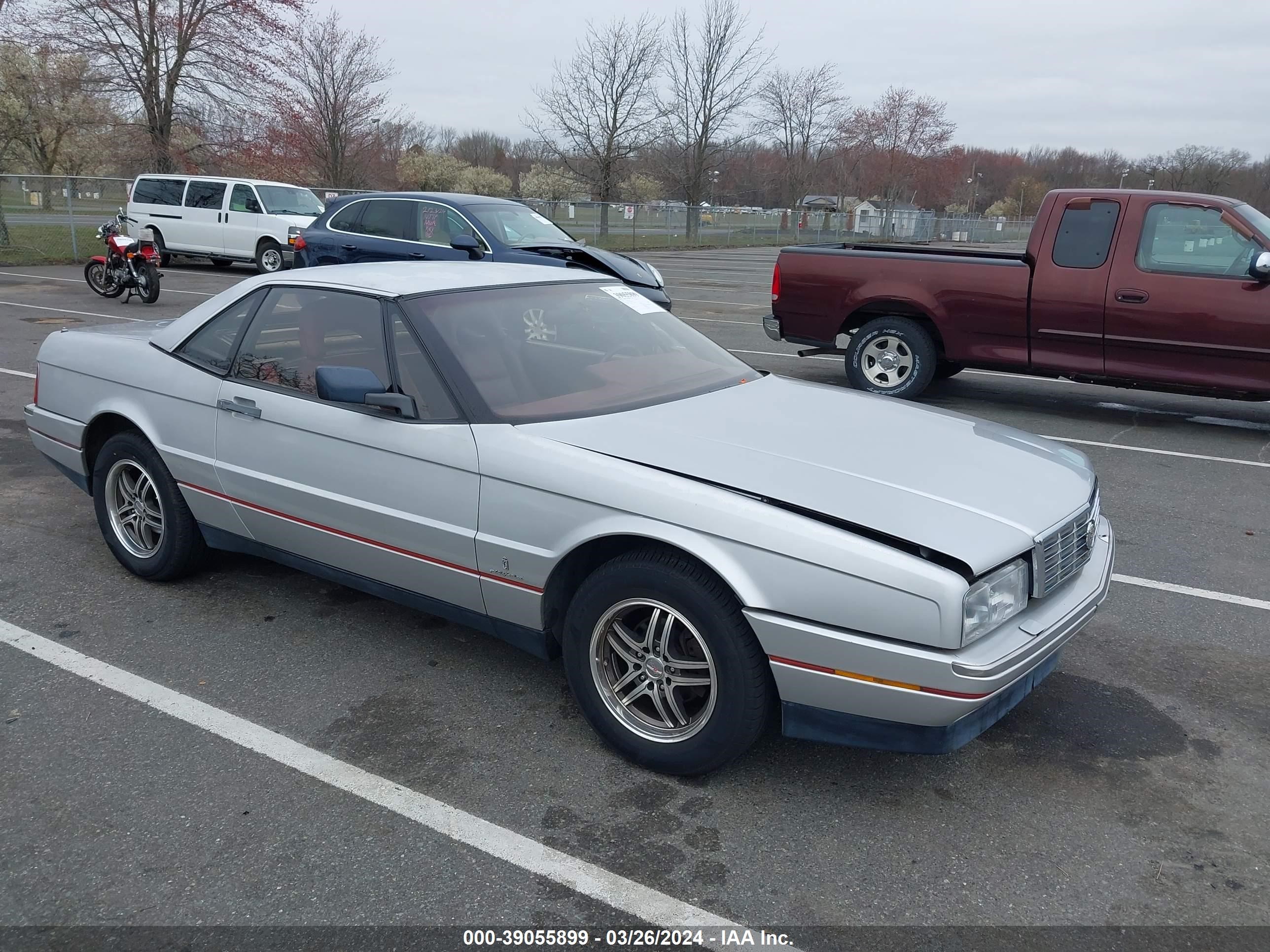 cadillac allante 1987 1g6vr317xhu101630