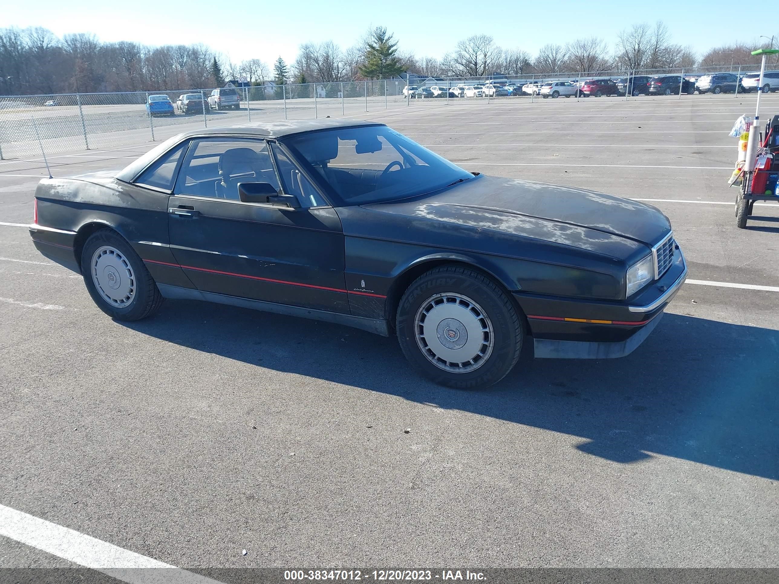 cadillac allante 1989 1g6vr318xku100431