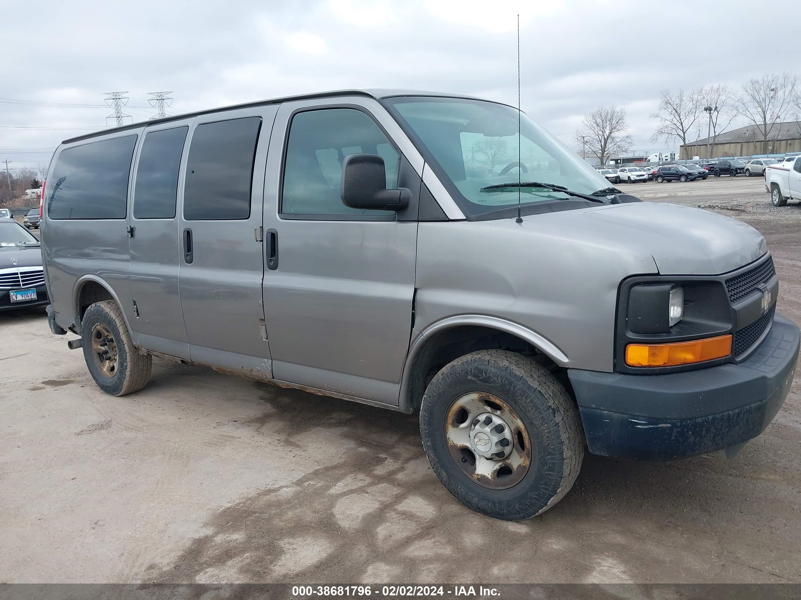 chevrolet express 2008 1gagg25k781197960